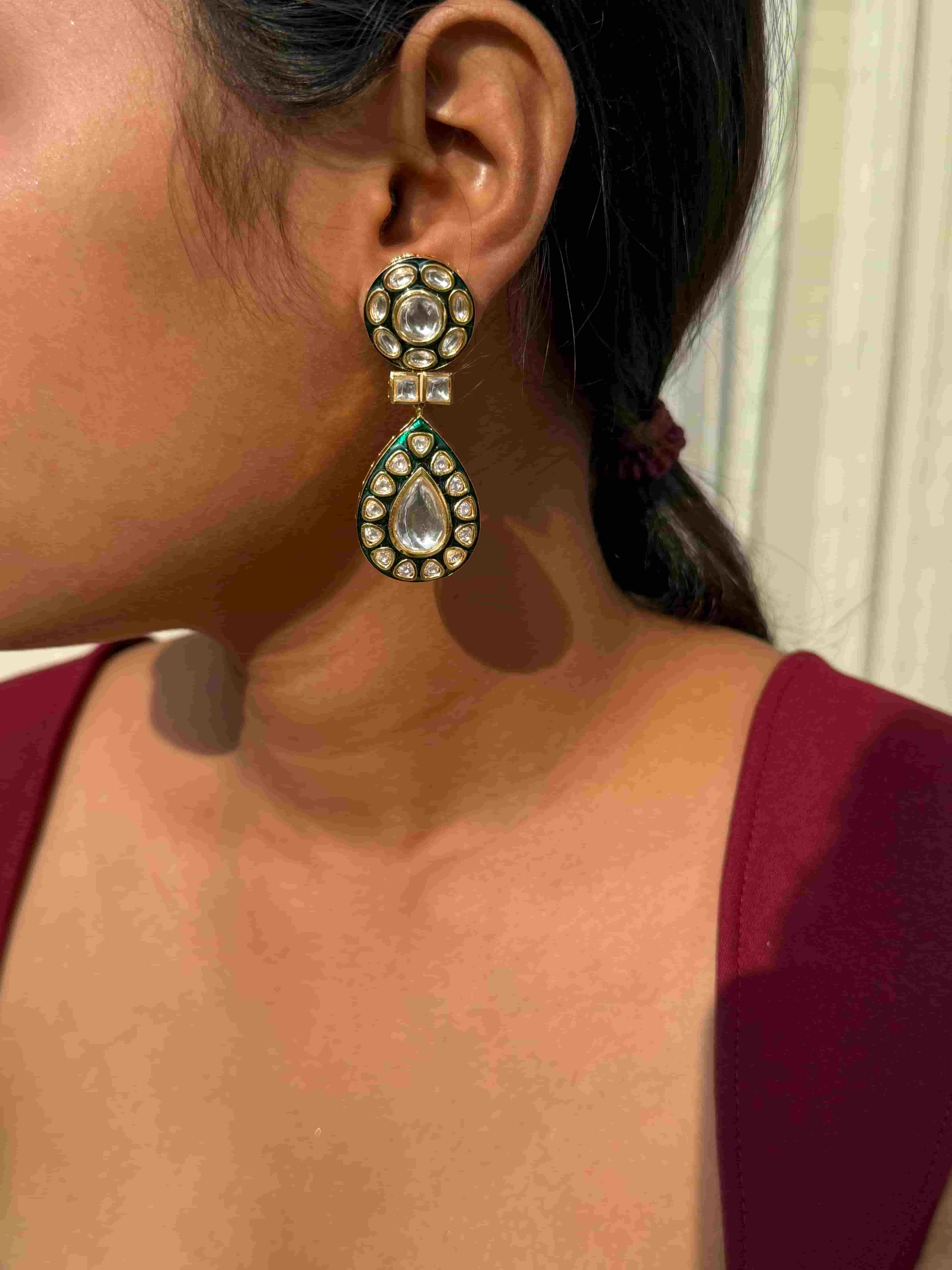 KAJAL POLKI EARRING