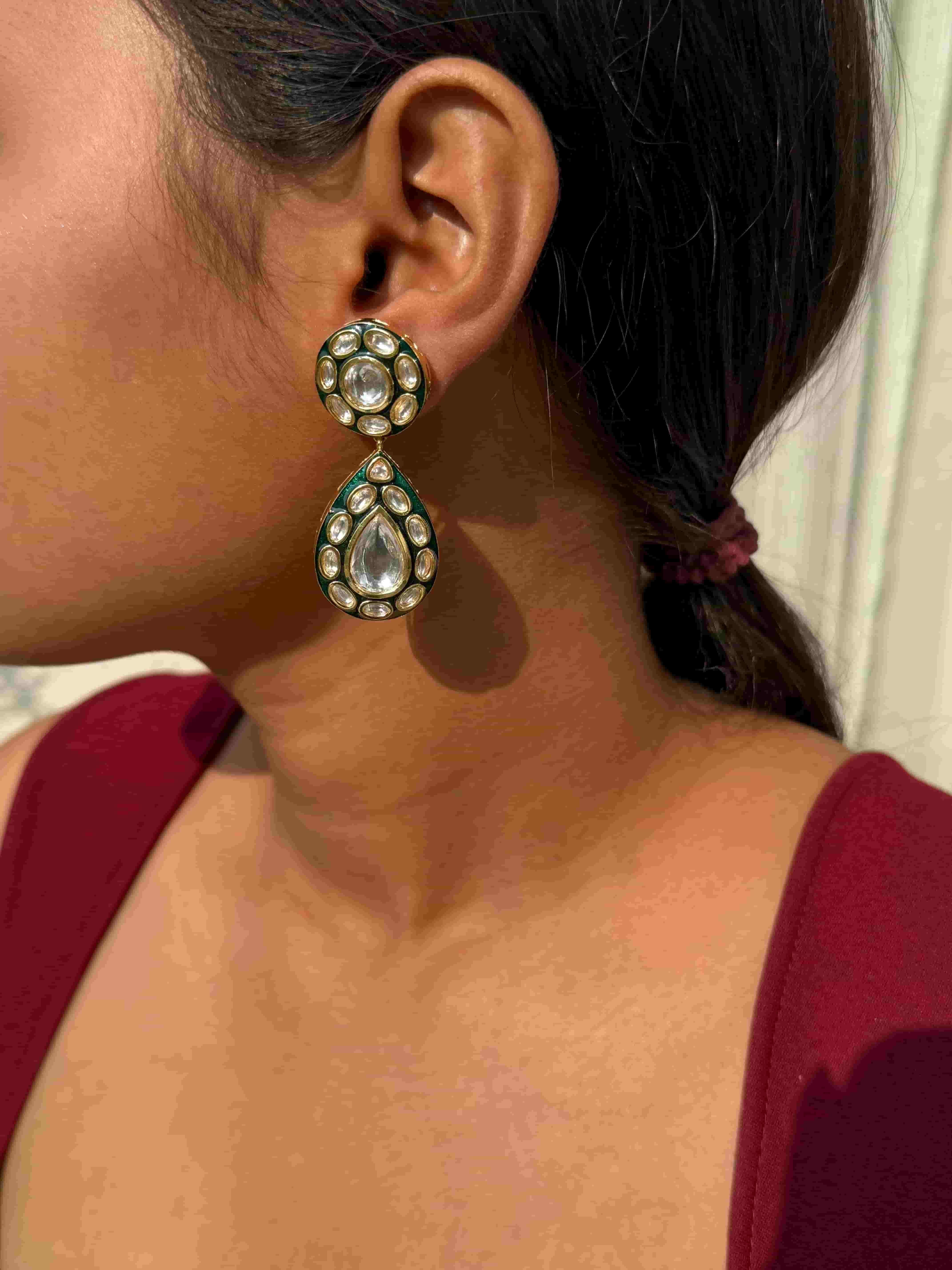 LAVANYA POLKI EARRING