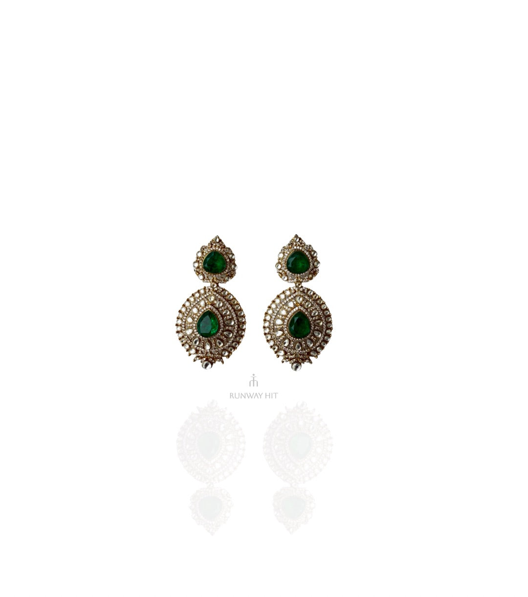 LEKHA GREEN EARRING
