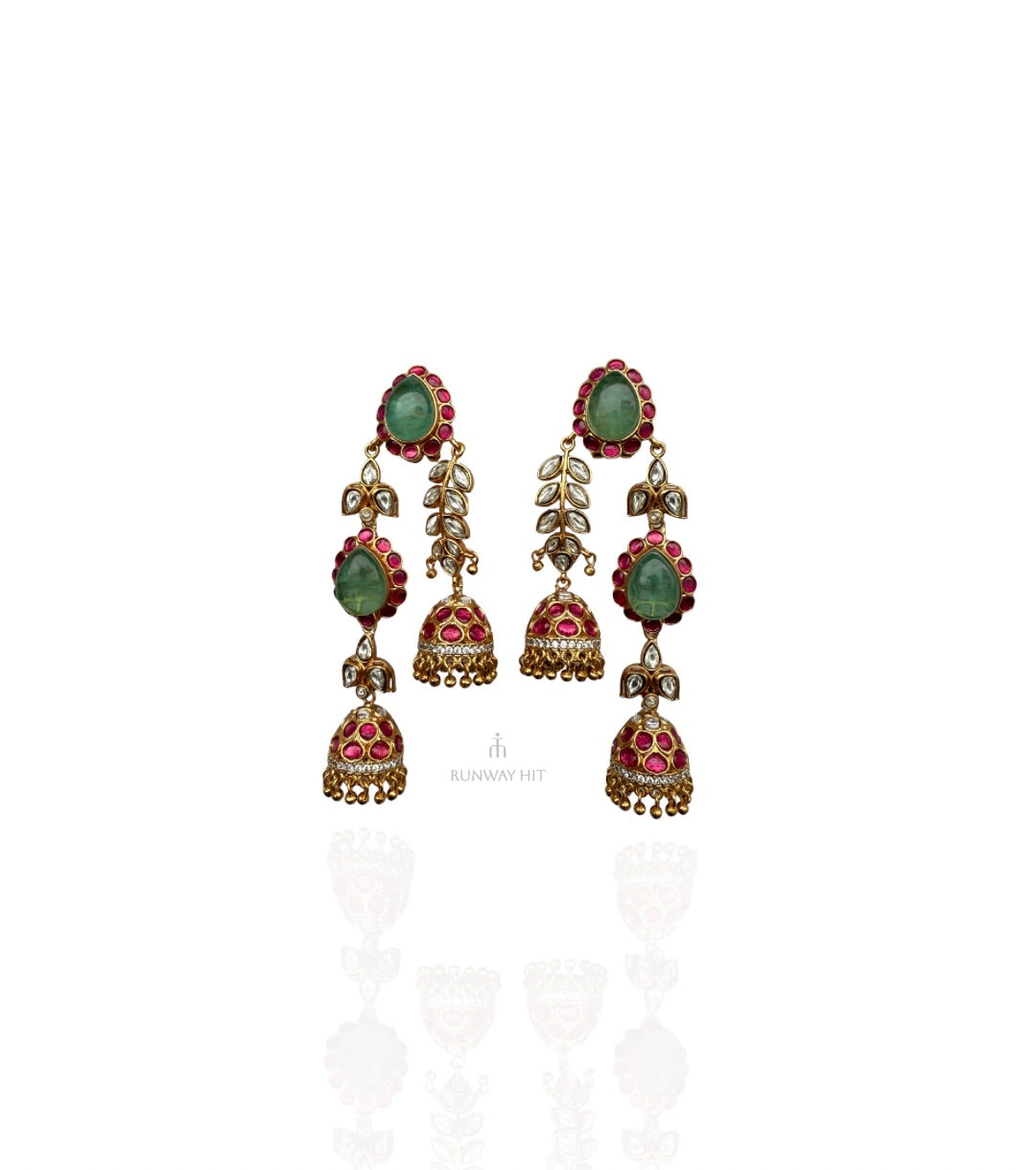 RHEA PINK JHUMKA