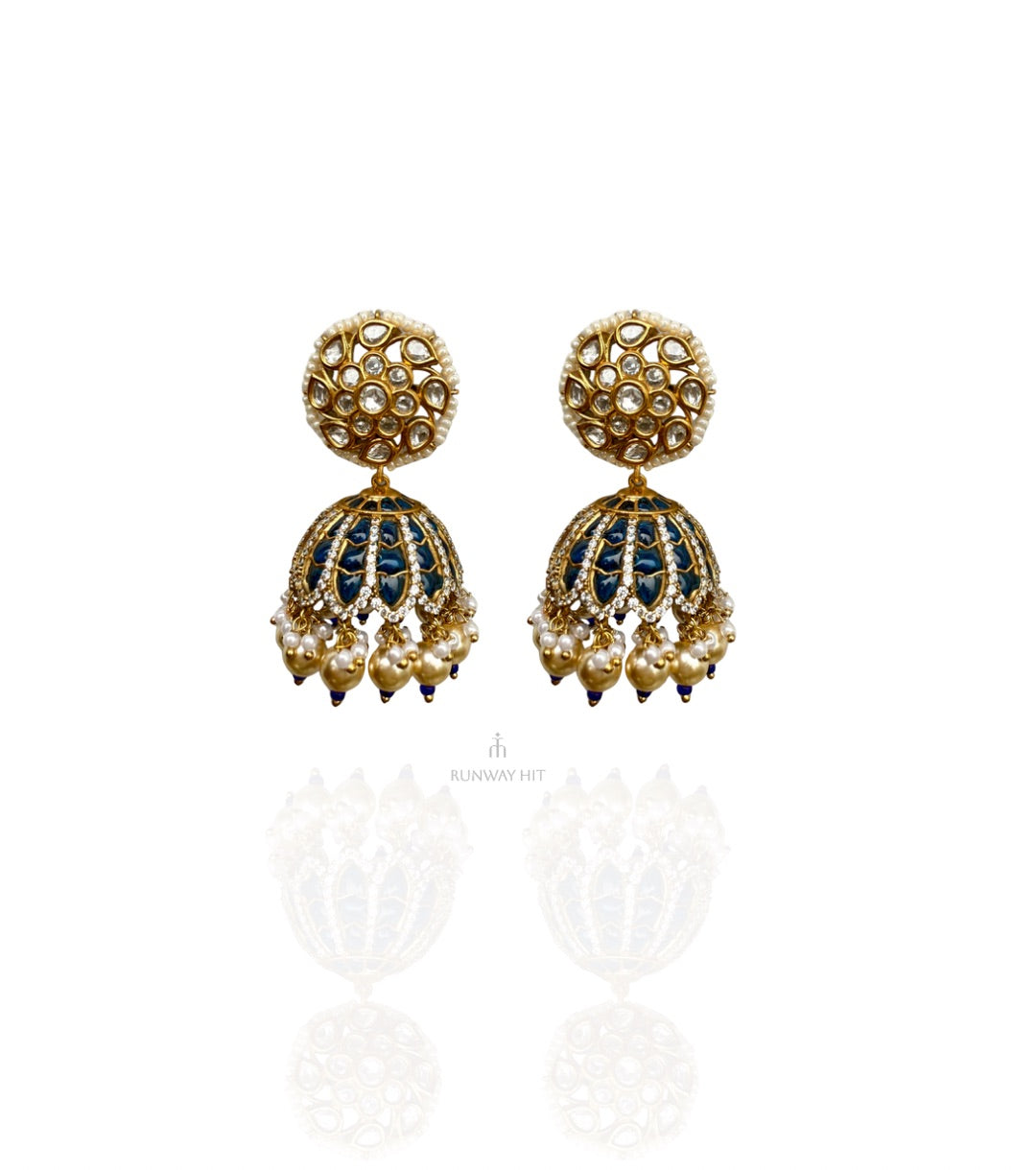 POULOMI BLUE JHUMKA