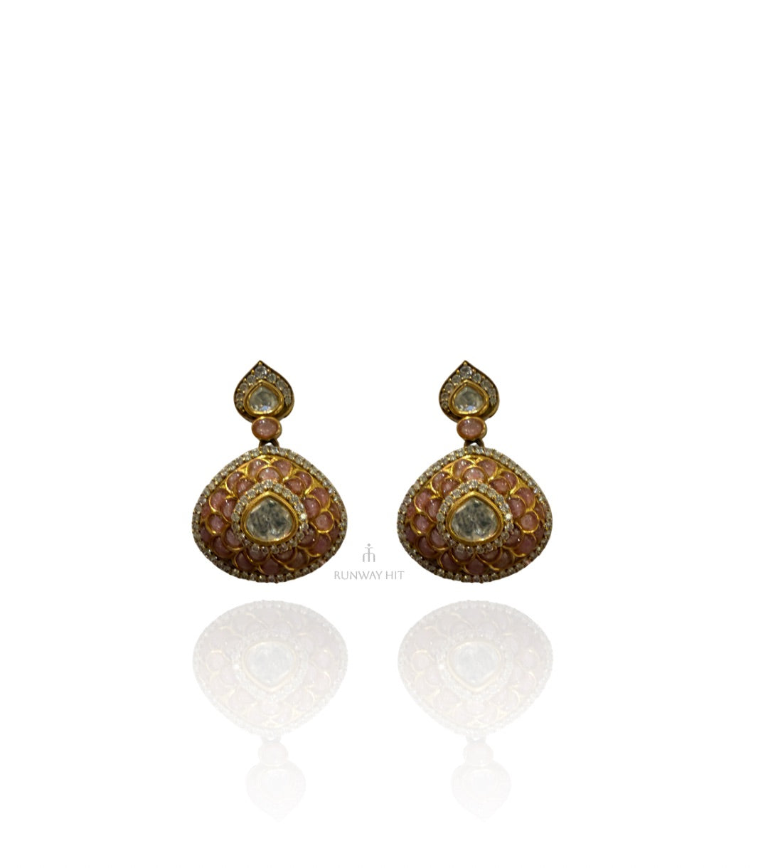Urja Earrings (Pink)