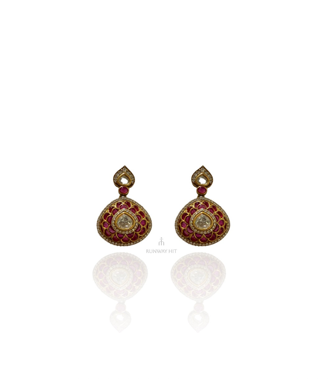 Urja Earrings (Red)
