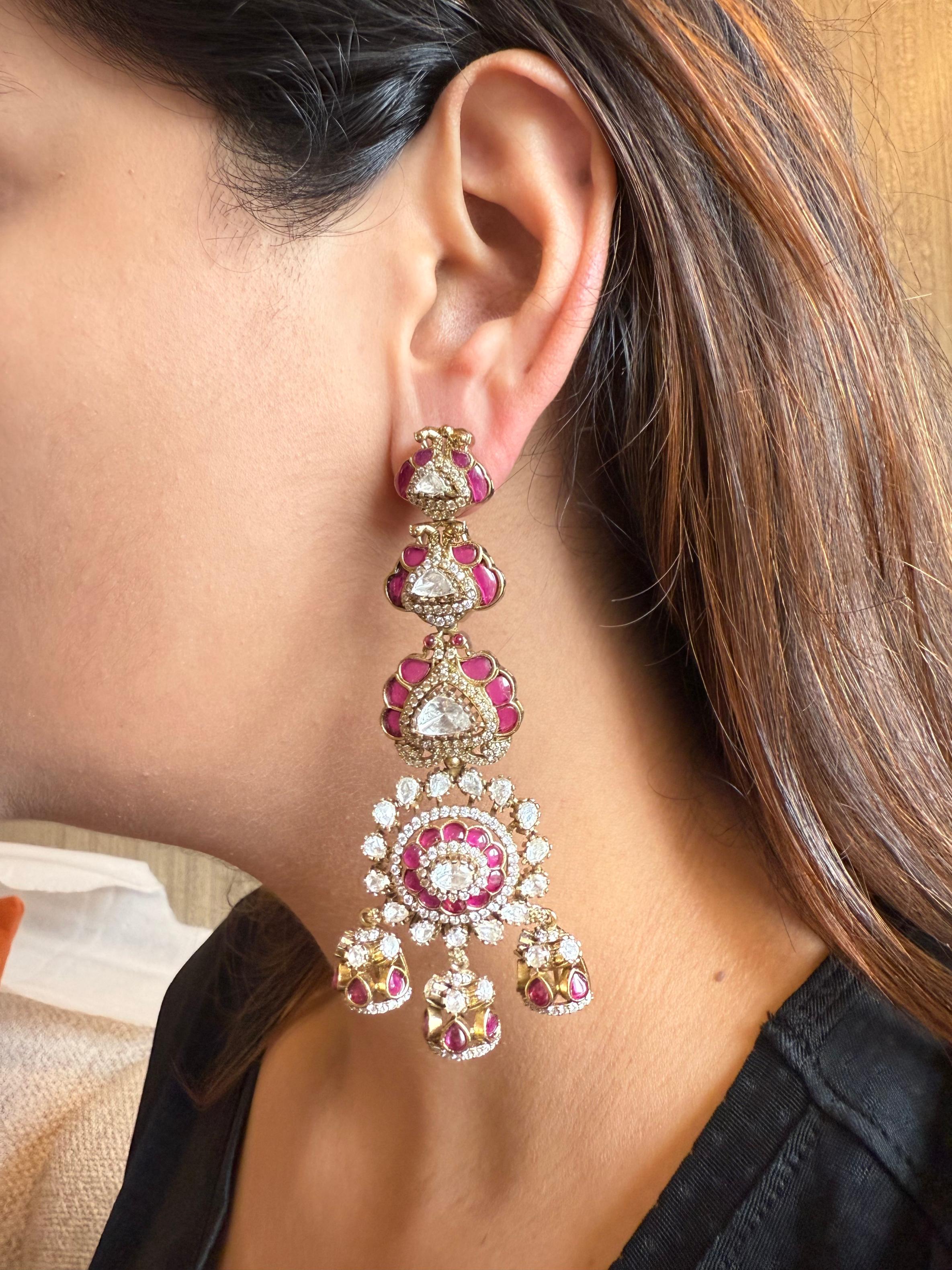 SUHIKA LONG VICTORIAN JHUMKA