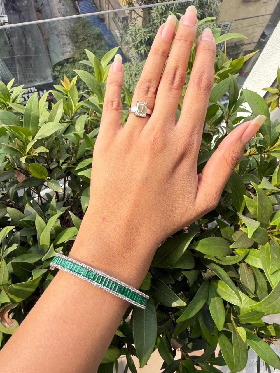 AYRA GREEN DIAMOND BRACELET