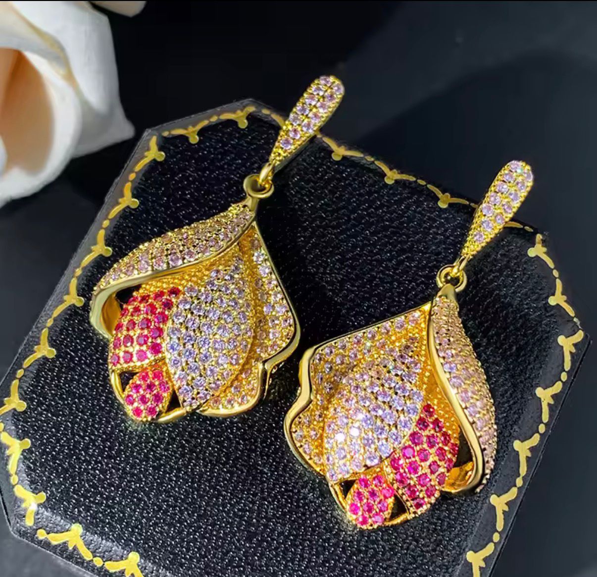 KACIE GOLD 92.5 SILVER EARRING