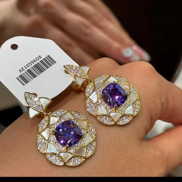 SUNAINA MOTHER OF PEARL EARRING