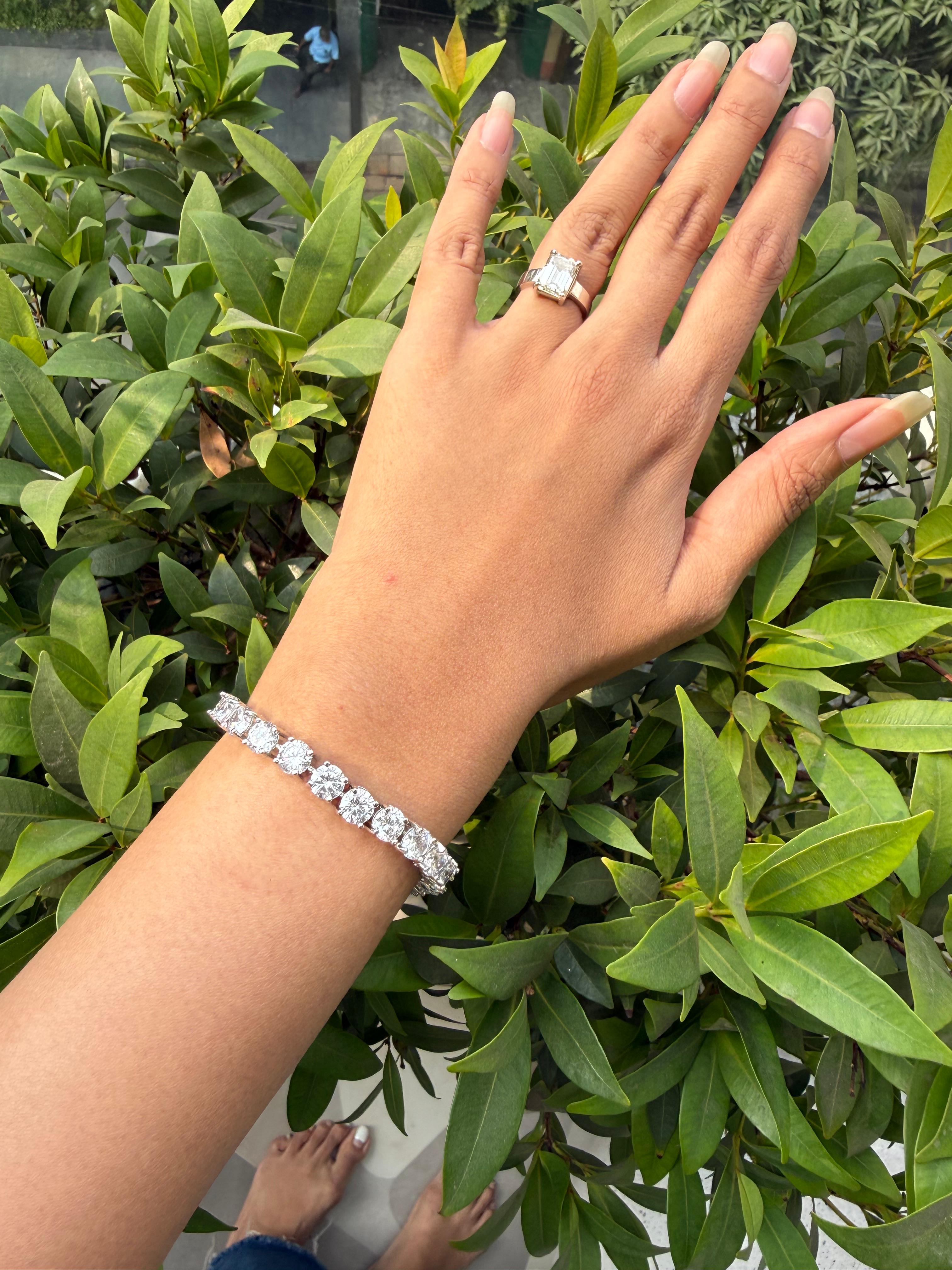 TINA ROUND TENNIS BRACELET