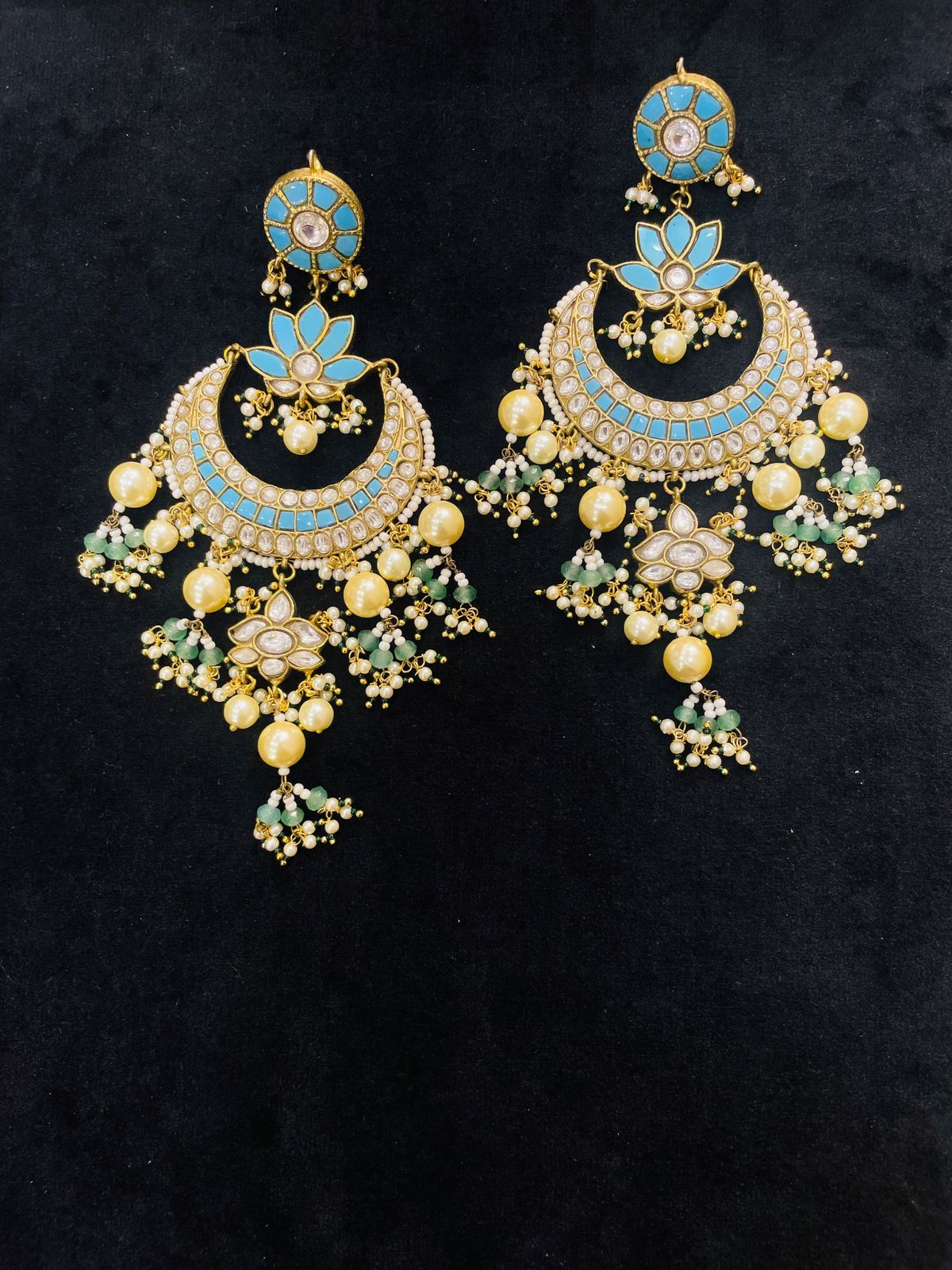 MEENA PURE SILVER EARRING