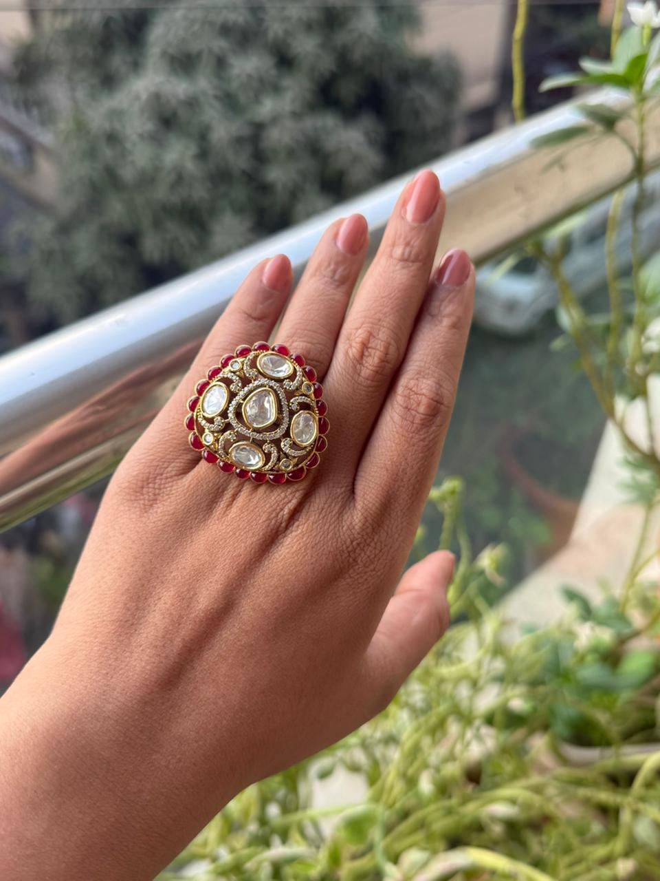 RAMYA POLKI RING