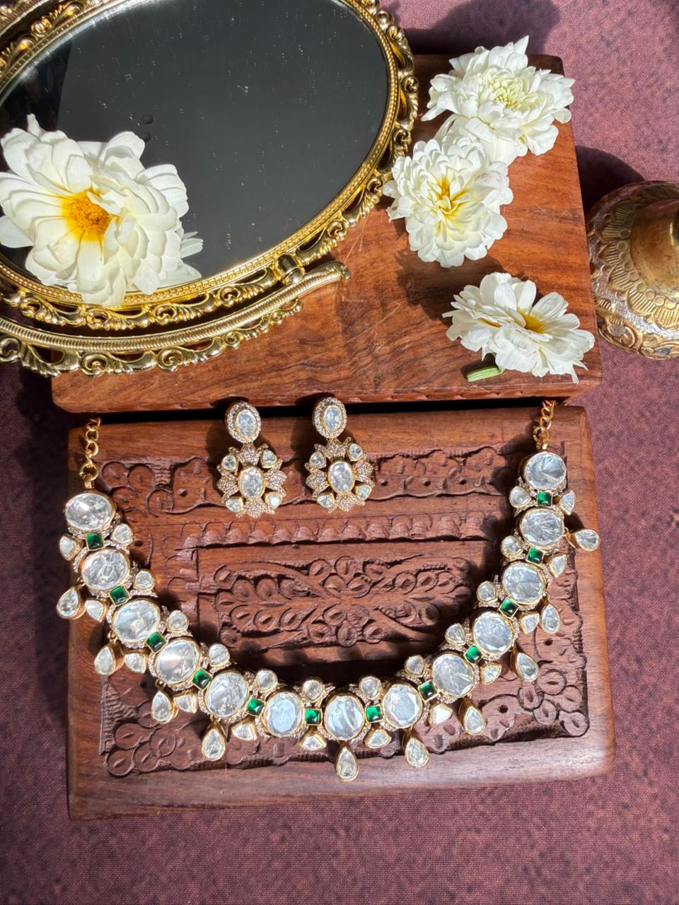 SHANAYA MOISSANITE POLKI CHOKER