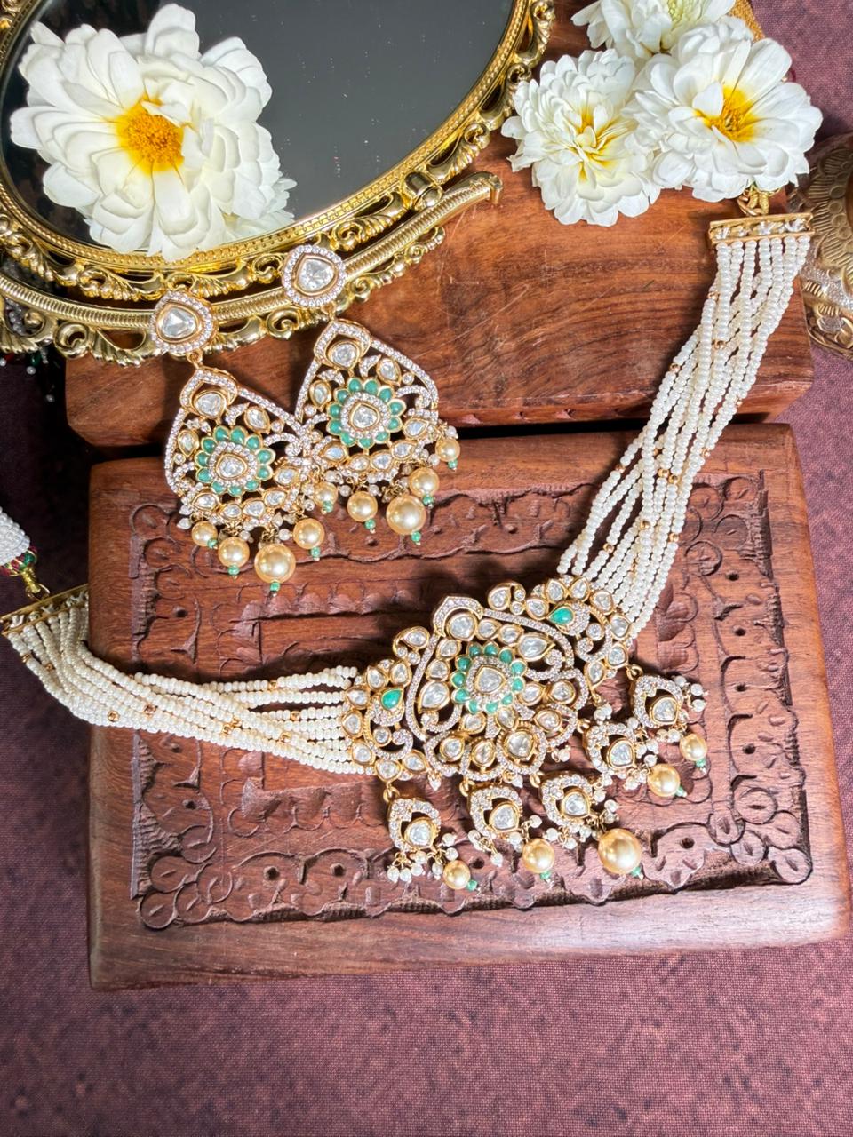 ANANYA MINT GREEN CHOKER