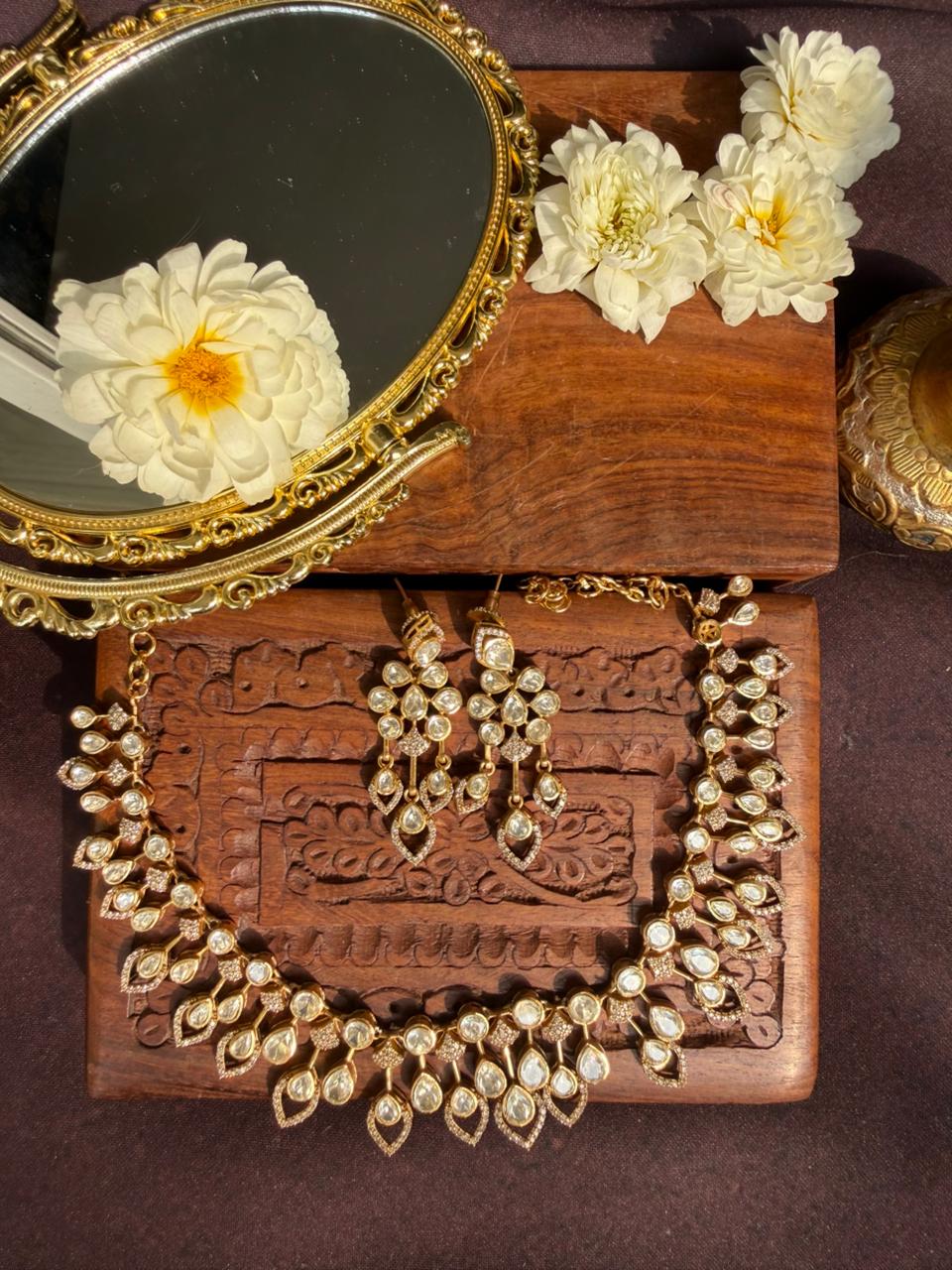 DAMINI MOISSANITE NECKLACE SET