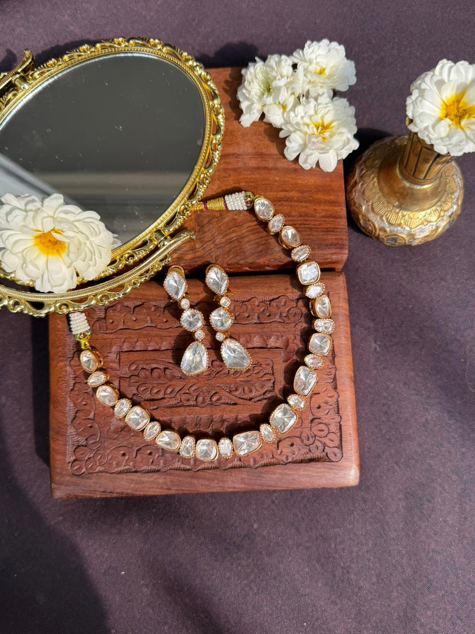 ARADHNA POLKI NECKLACE SET