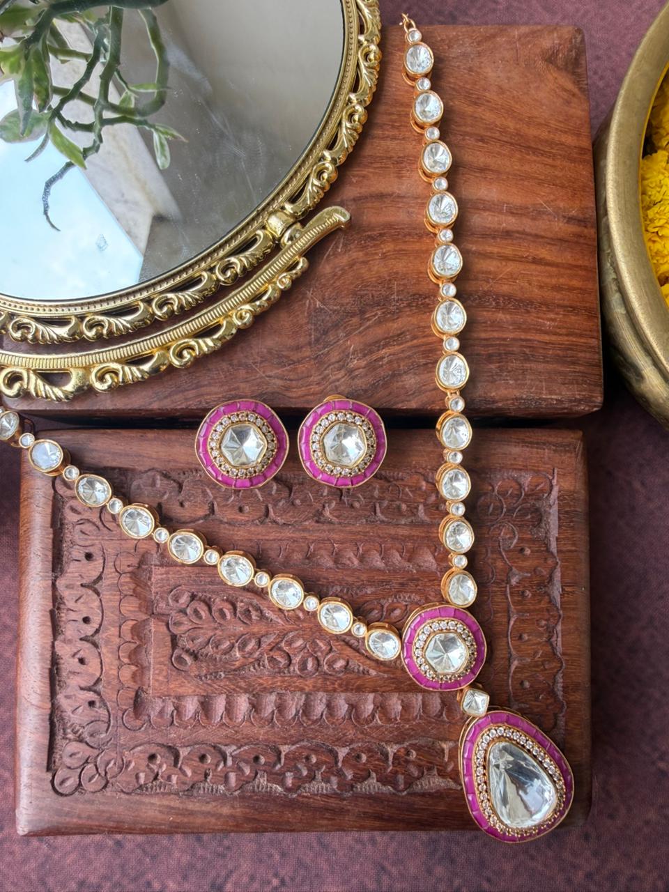 WALIYA POLKI NECKLACE SET