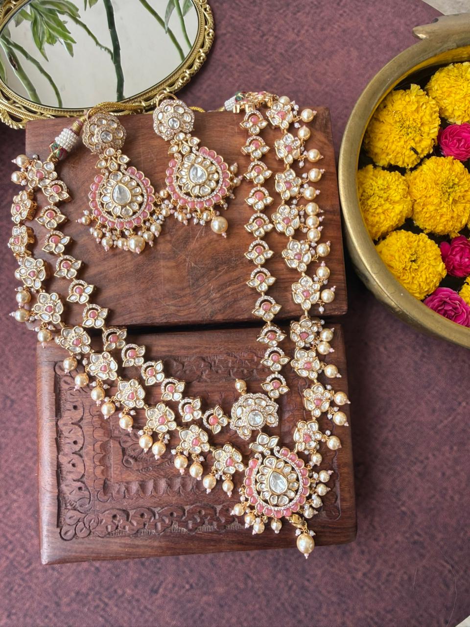 ANAM PINK NECKLACE SET