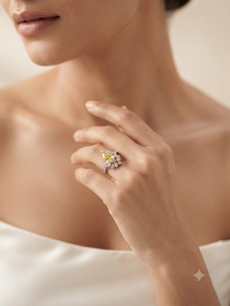 FESTIVE RING + EARRING SET