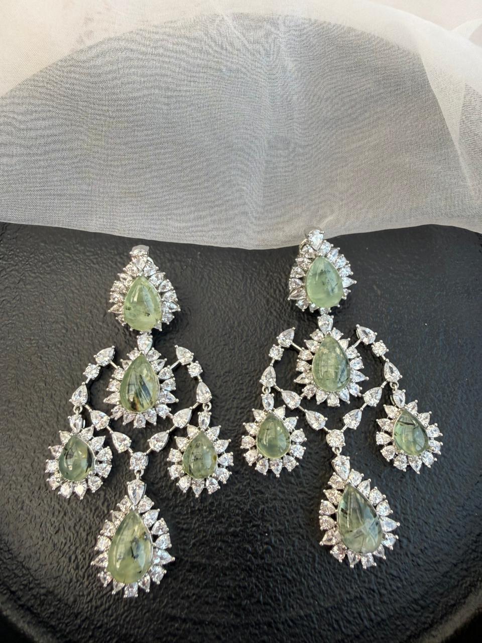 AFROZA LONG DIAMOND EARRING