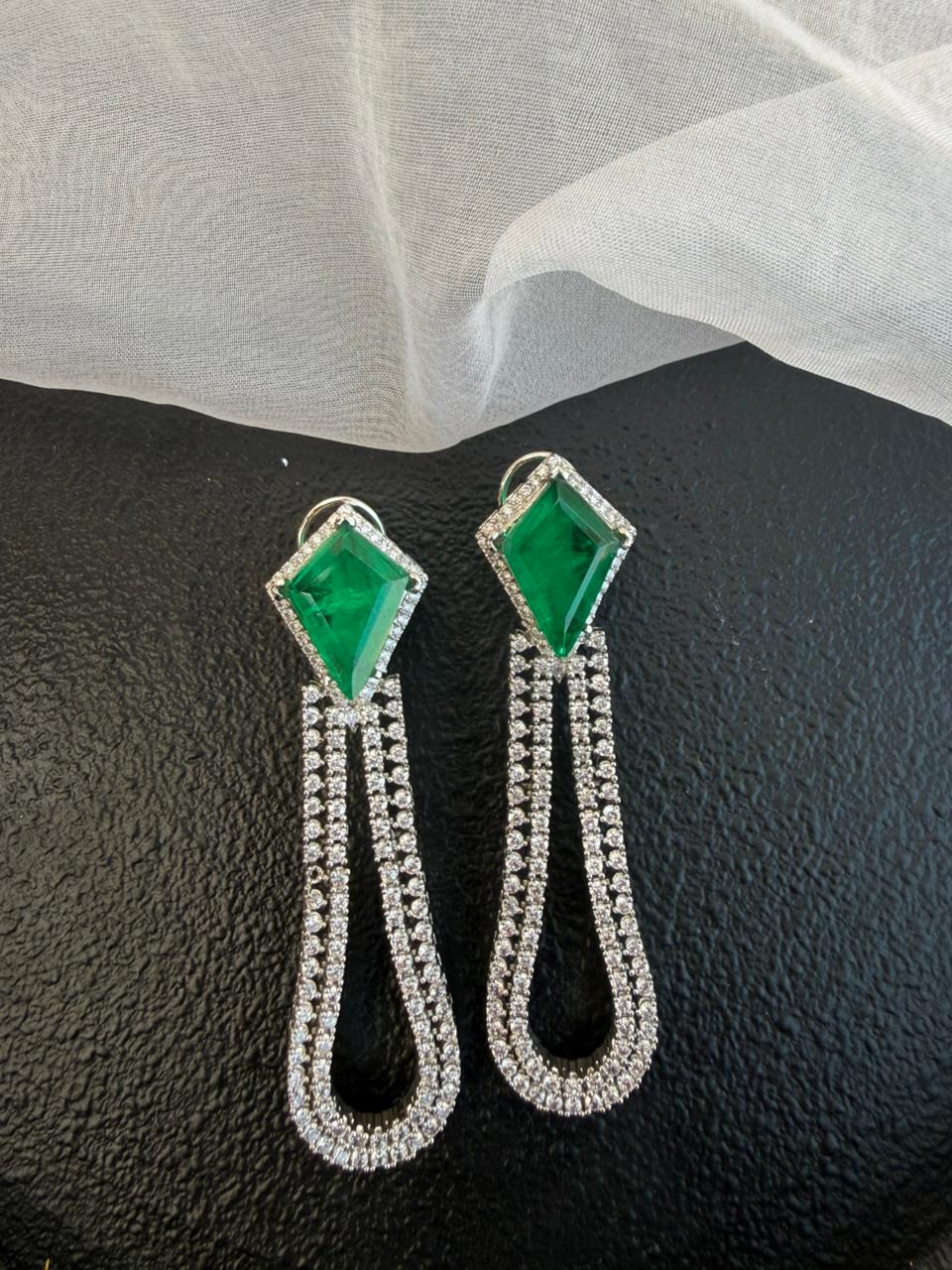 CELESTE DOUBLET LONG EARRING