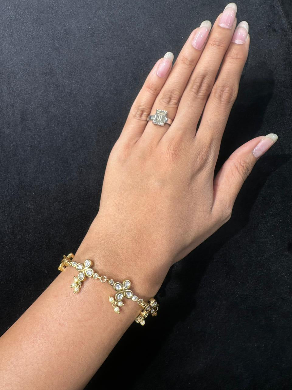 SHRIVI POLKI TENNIS BRACELET