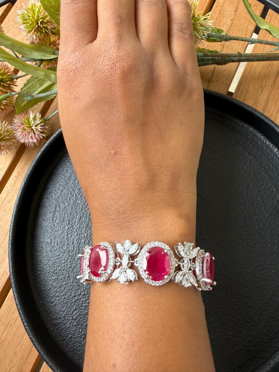 AYESHA COLOURED TENNIS BRACELET