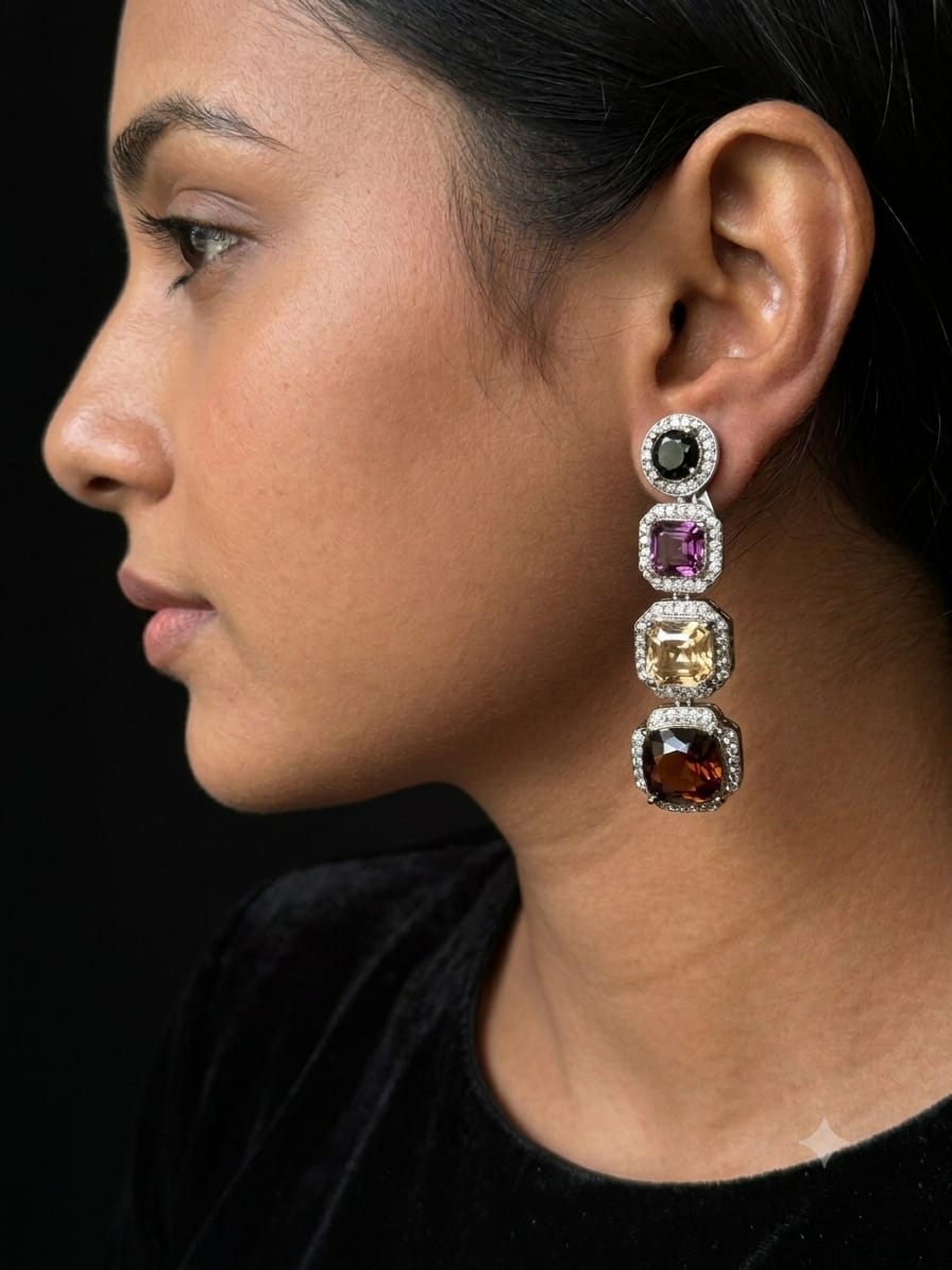 ARAVI SWAROVSKI EARRING