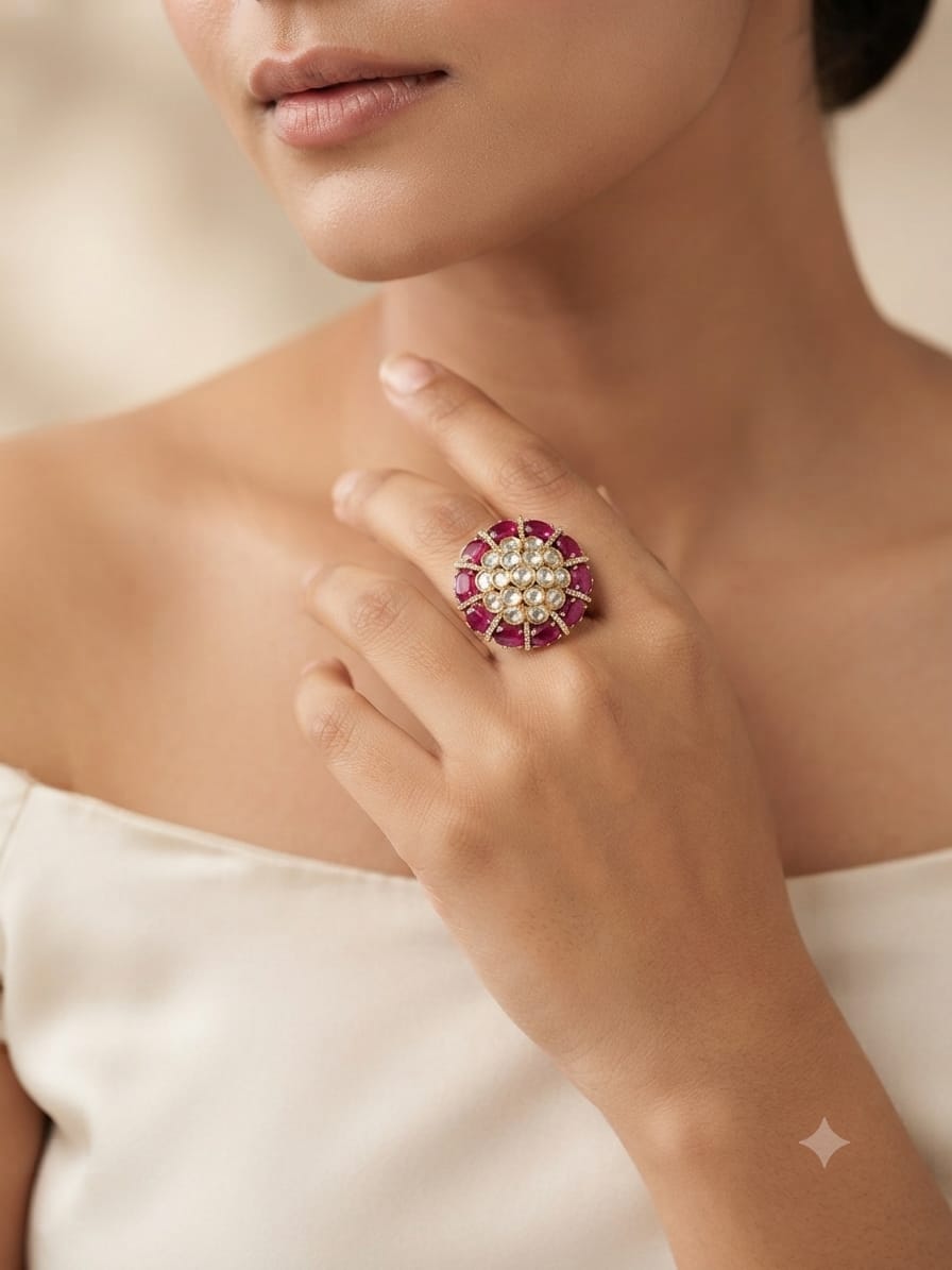 TRISHA GREEN RING