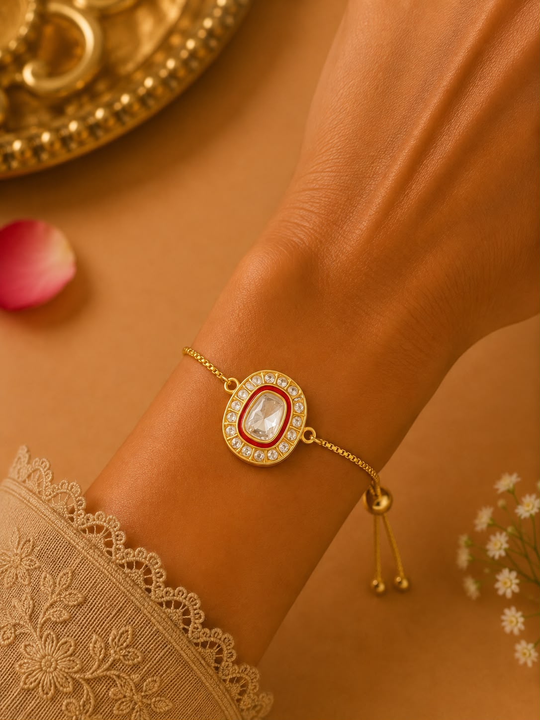 RUHI POLKI BRACELET