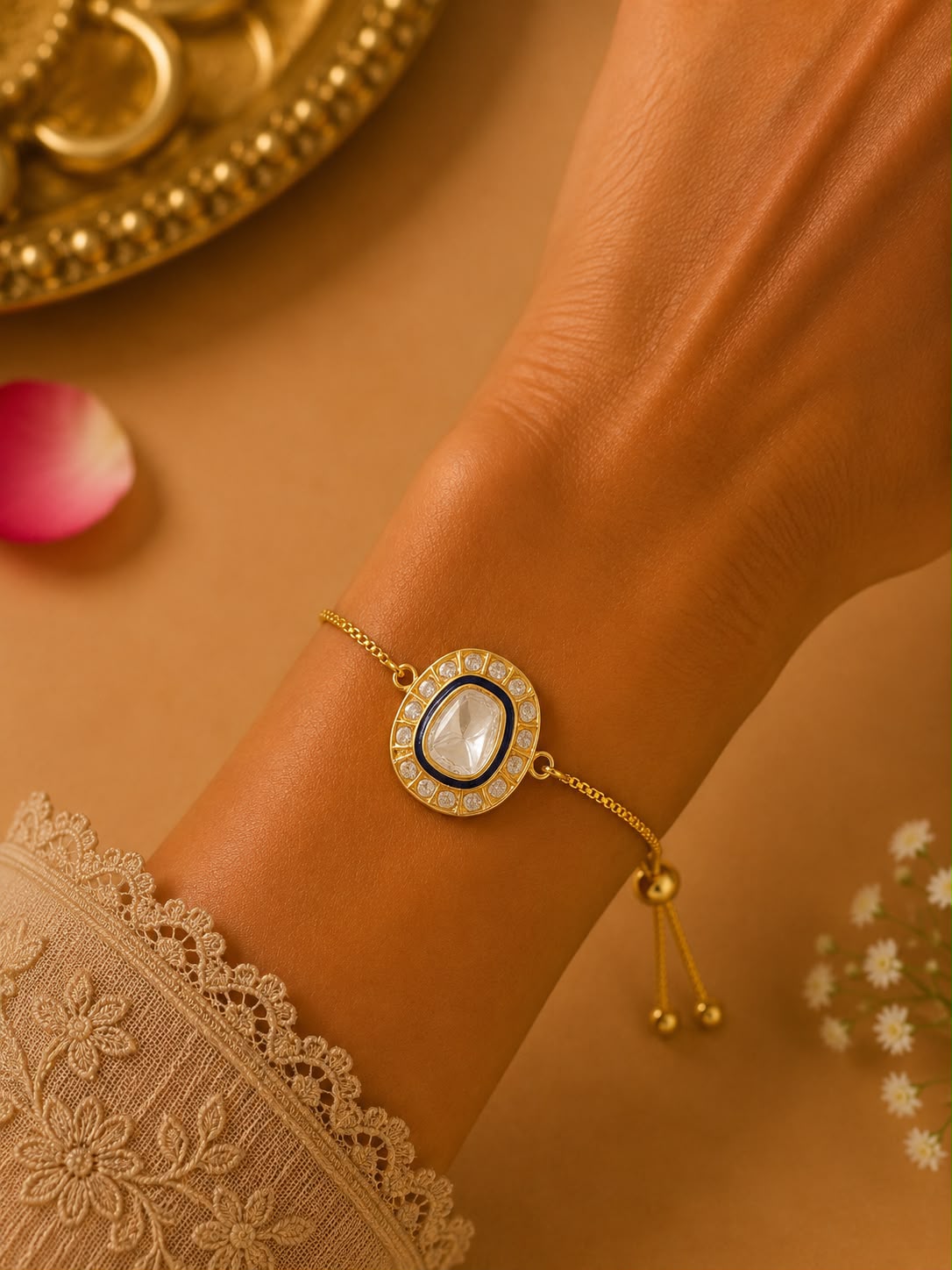 AYESHA POLKI BRACELET