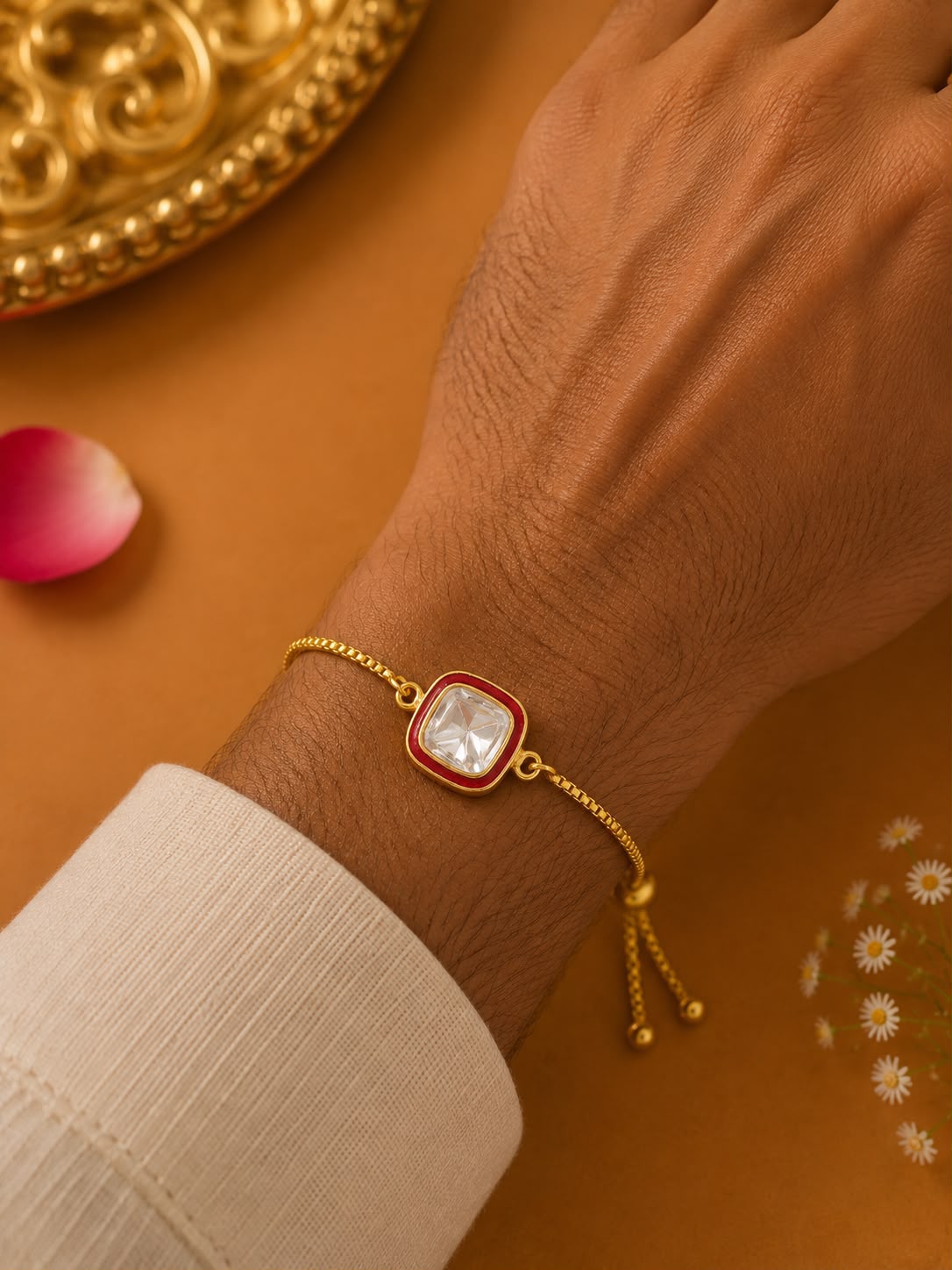 ARADHNA POLKI BRACELET
