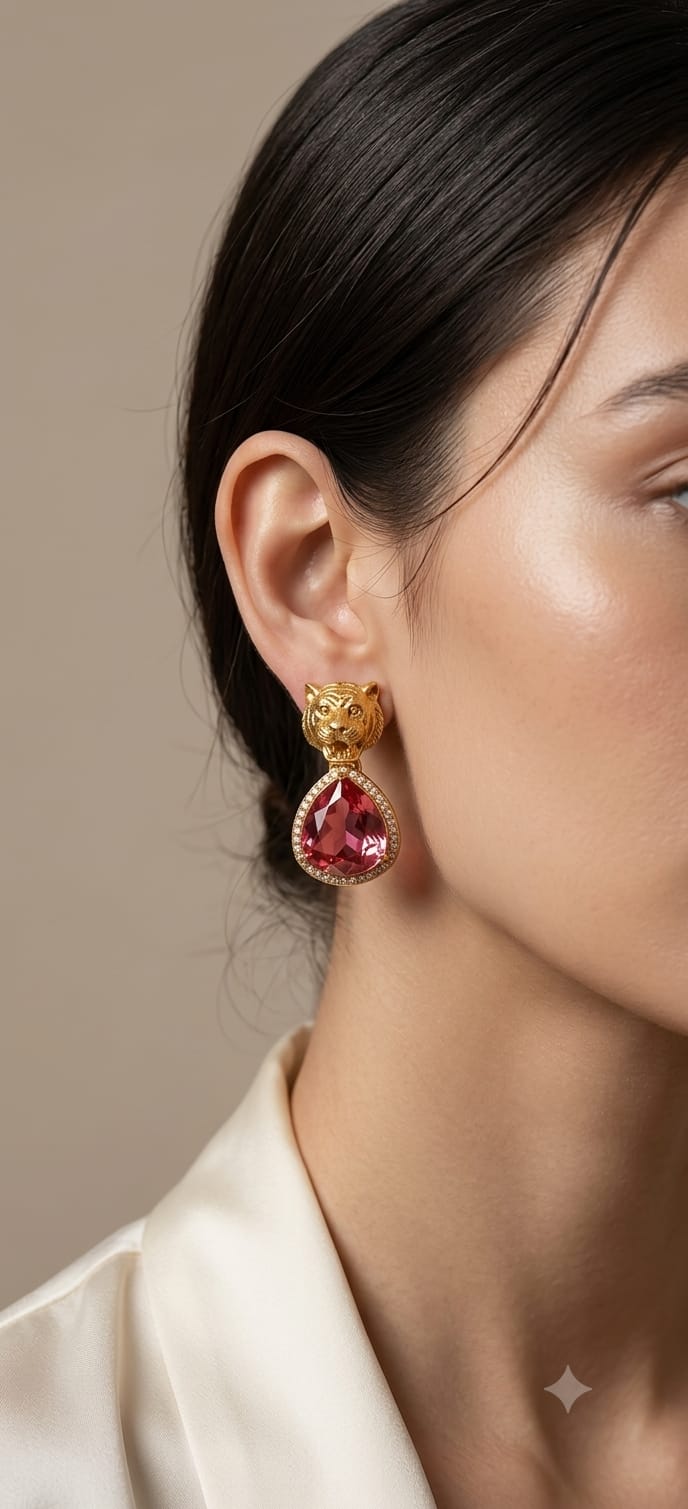 SABYA SWAROVSKI TIGER EARING