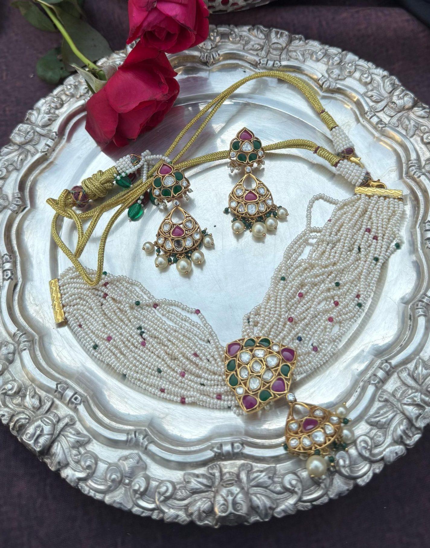 RUCHI MULTICOLOR CHOKER SET image 0