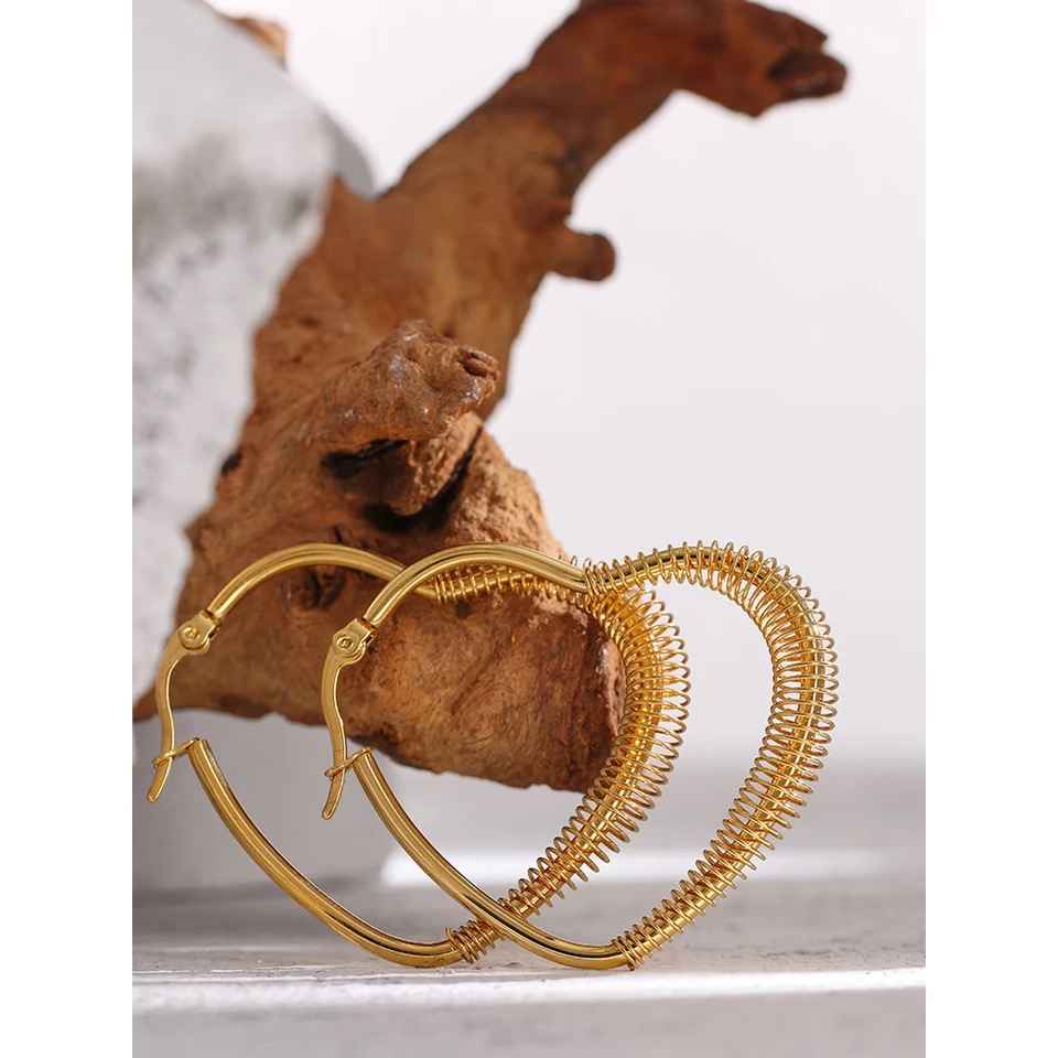 Amy Heart Hoops image 0