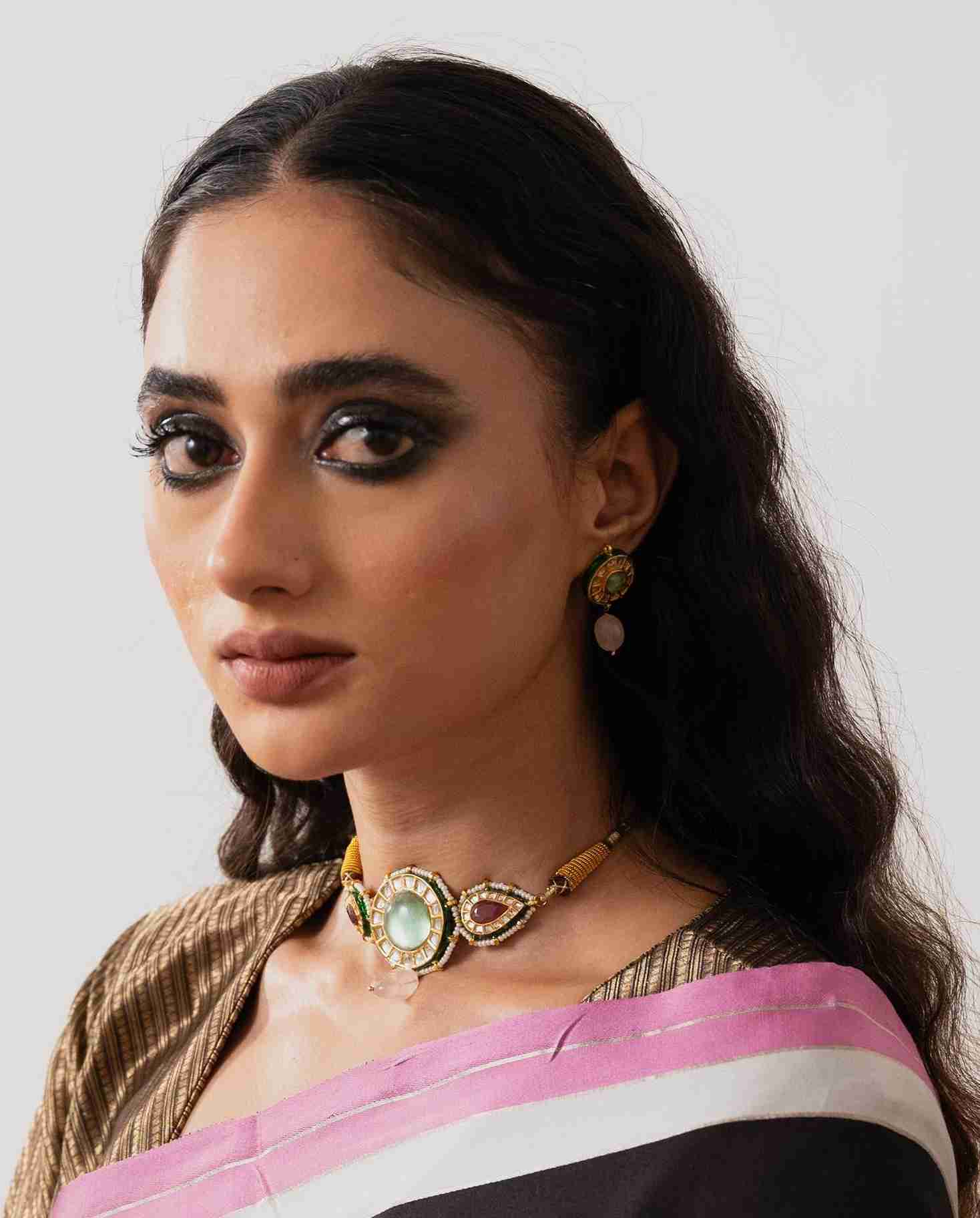 Rupali Green Choker image 0