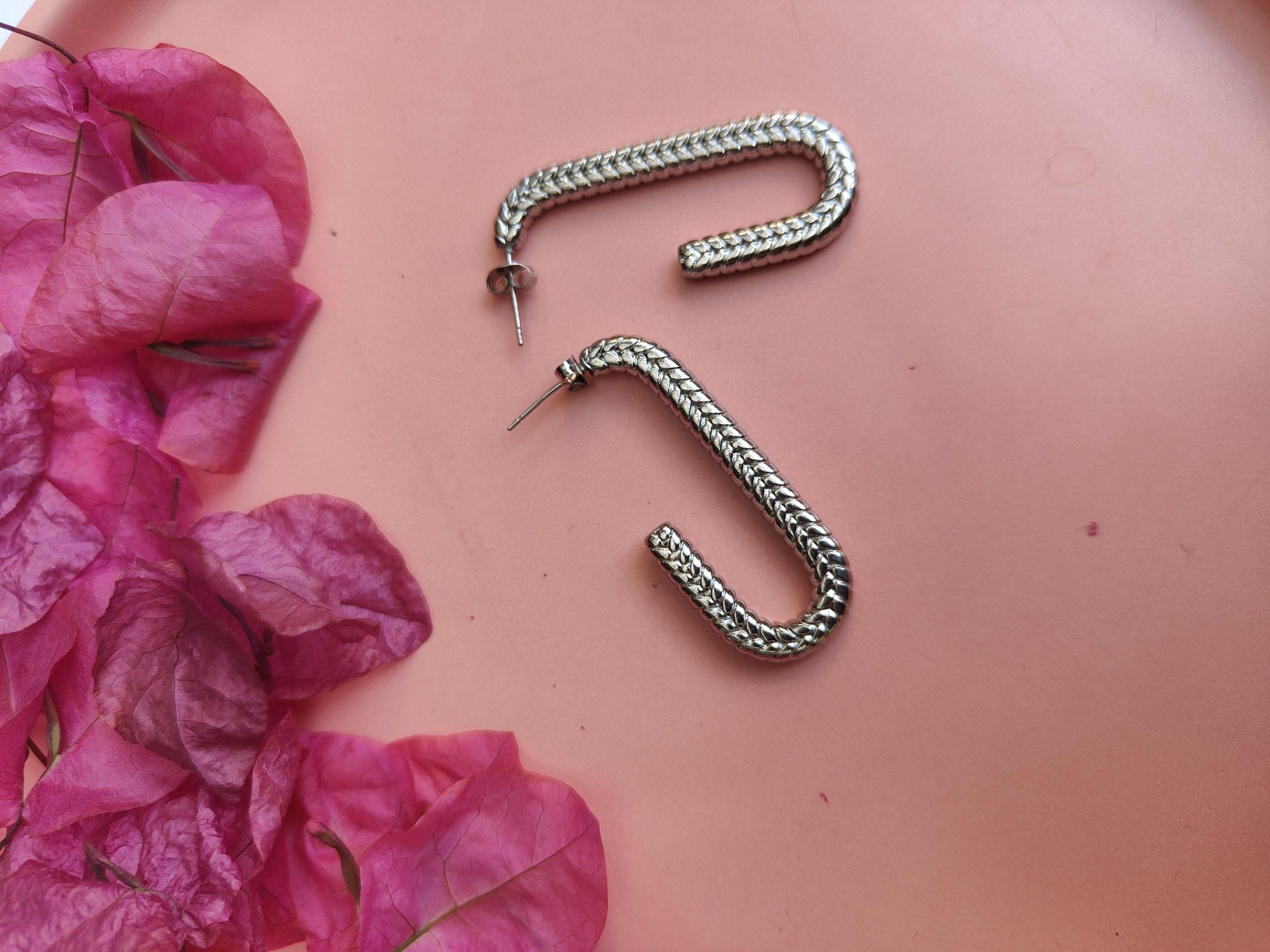 Silver J Earings image 0