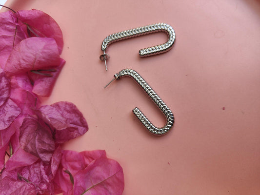 Silver J Earings image 0
