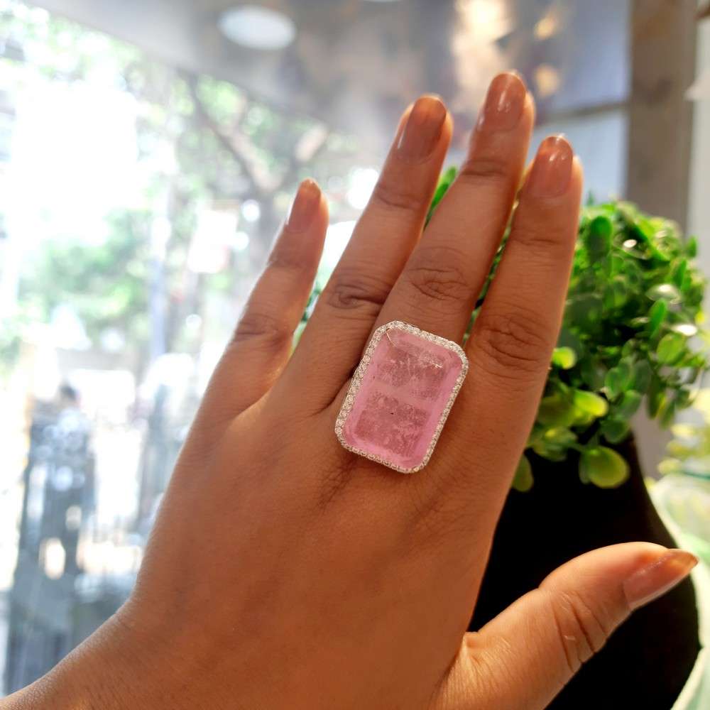 Pink Stone Ring image 0