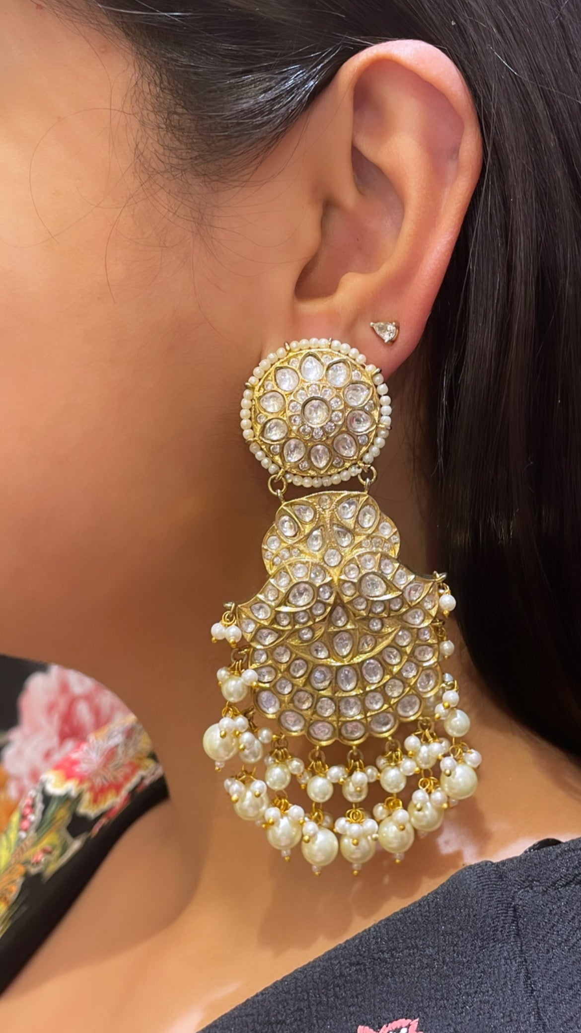Saima Kundan Earring image 1