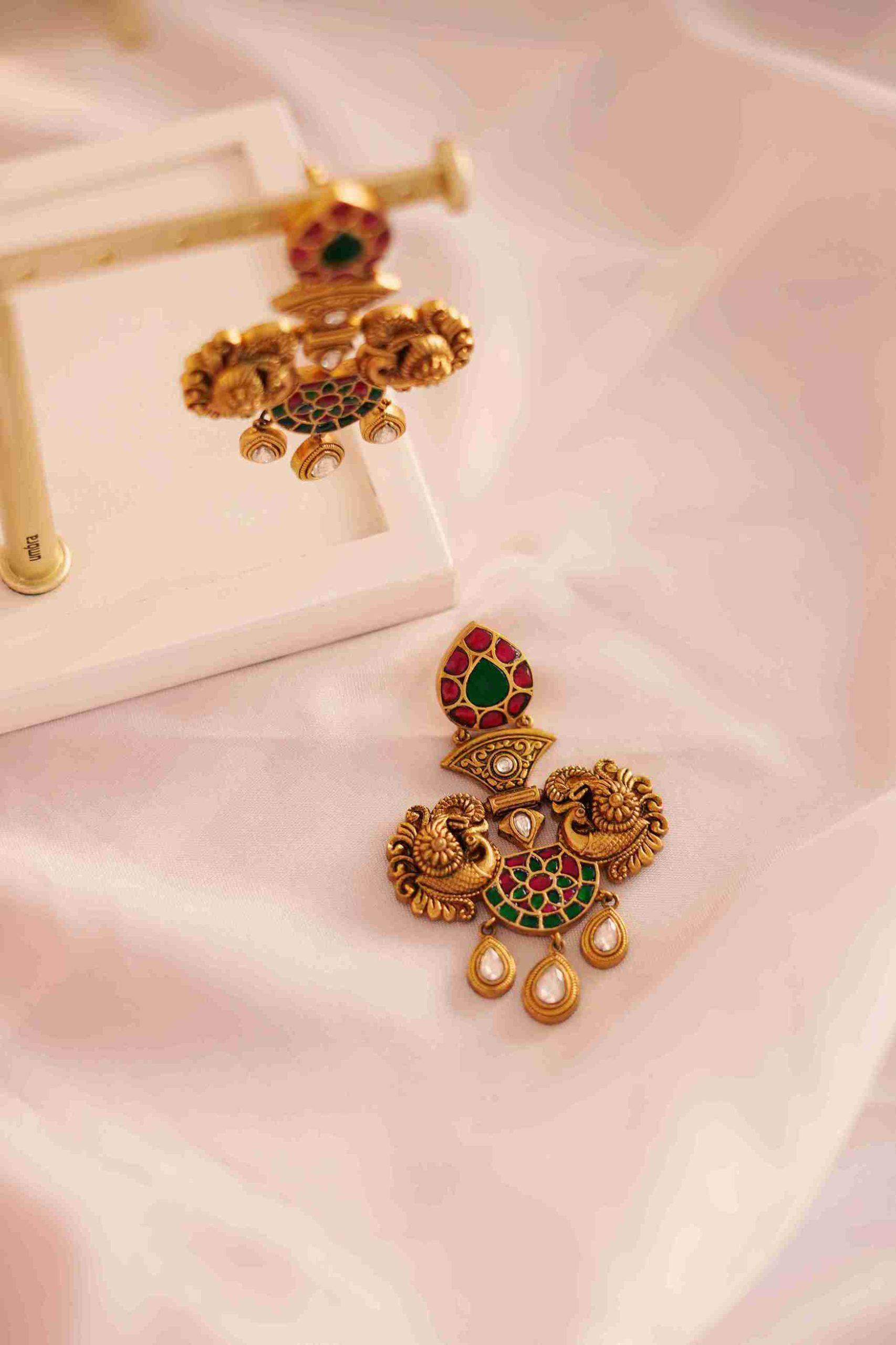 MINAKSHI TEMPLE EARRING image 0