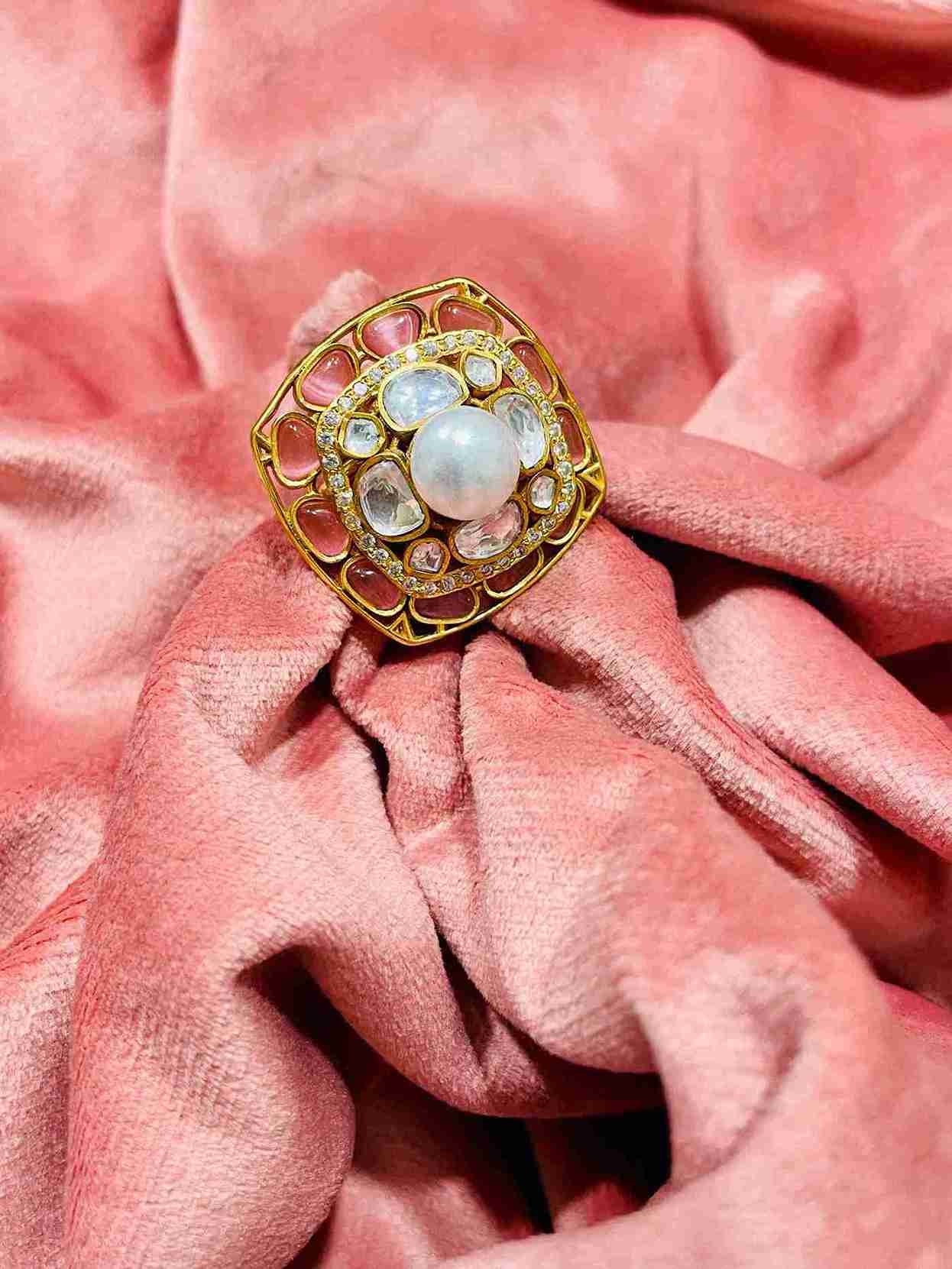 RASMIKA PEARL RING image 0