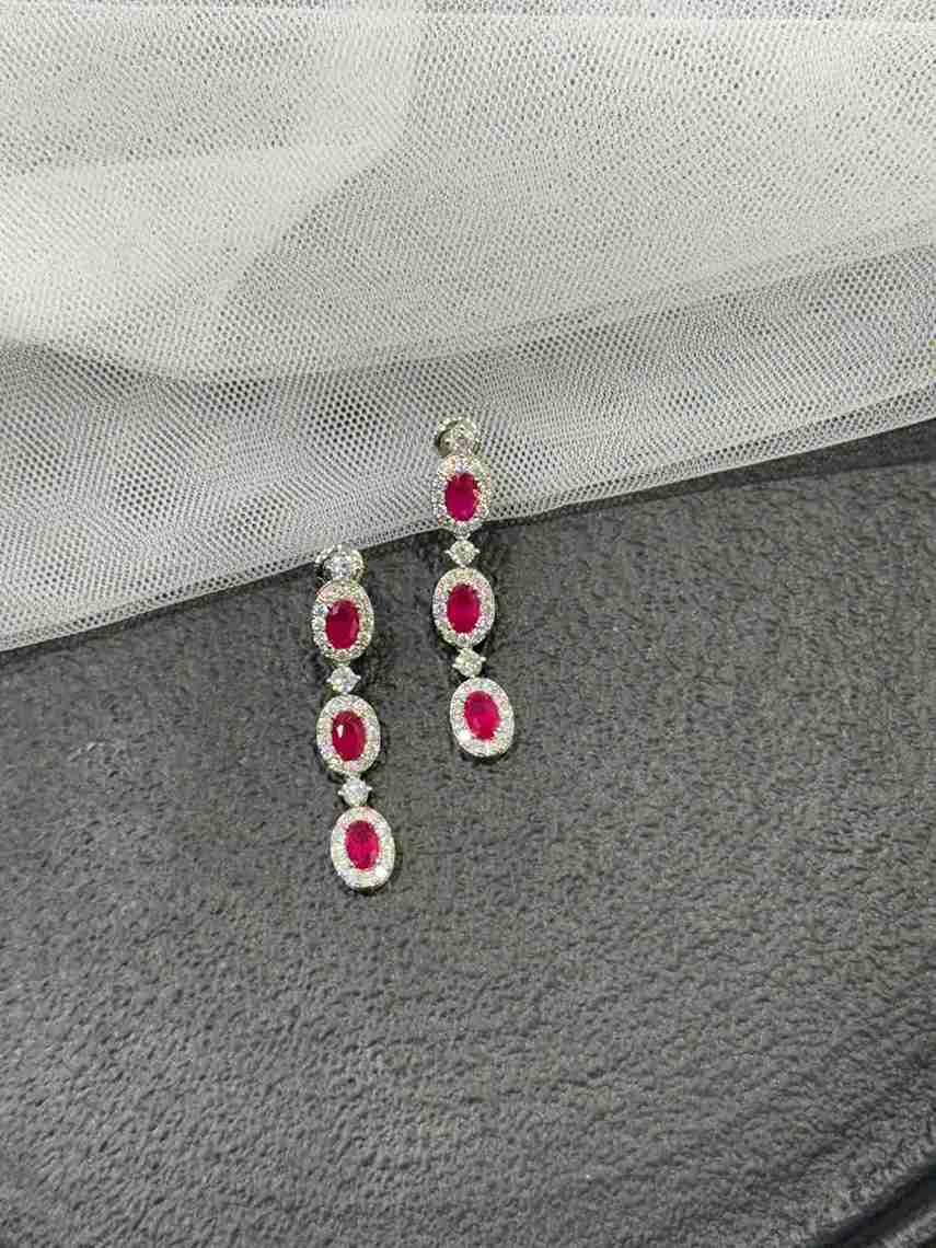 1 ABHA RUBY EARRING image 0
