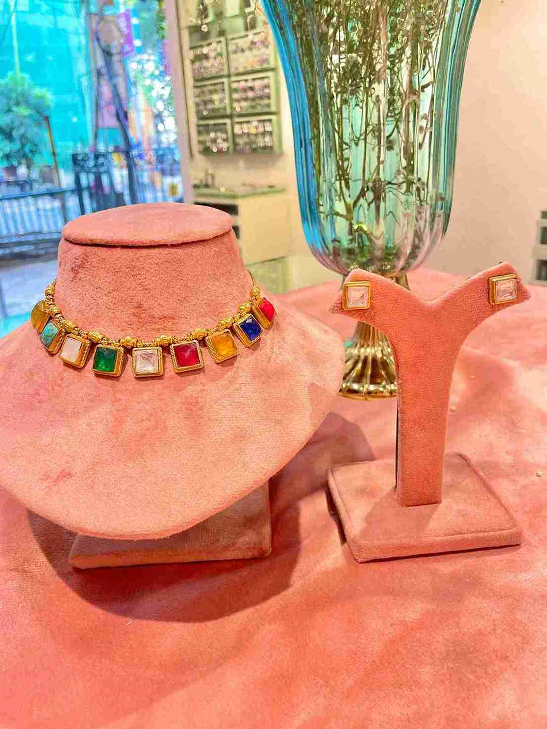 TASHI MINIMAL COLORFUL NECKLACE image 0