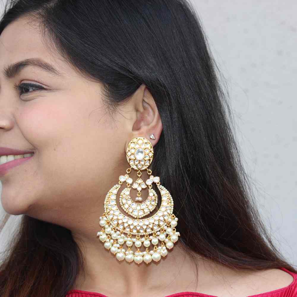 Rudrani Kundan Chaandbali image 0