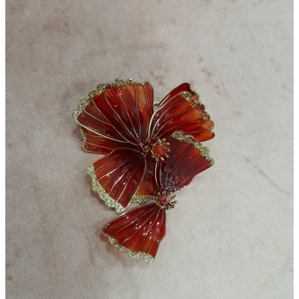 Red Big Resin Flower image 0