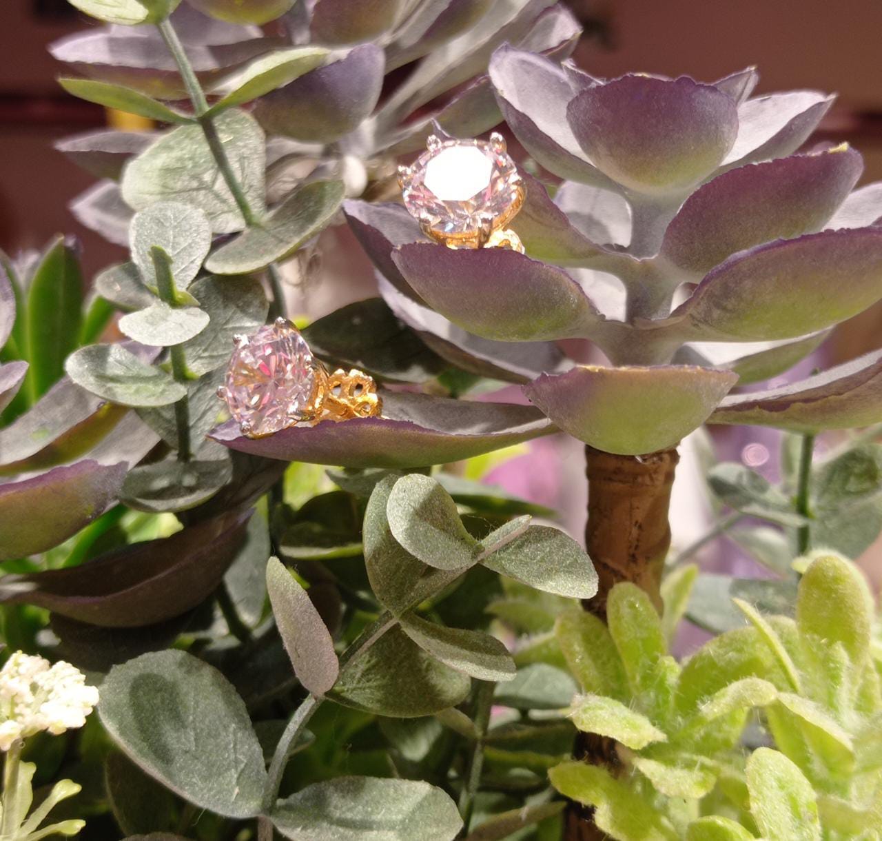 Round Shape Solitaire Studs Big image 5