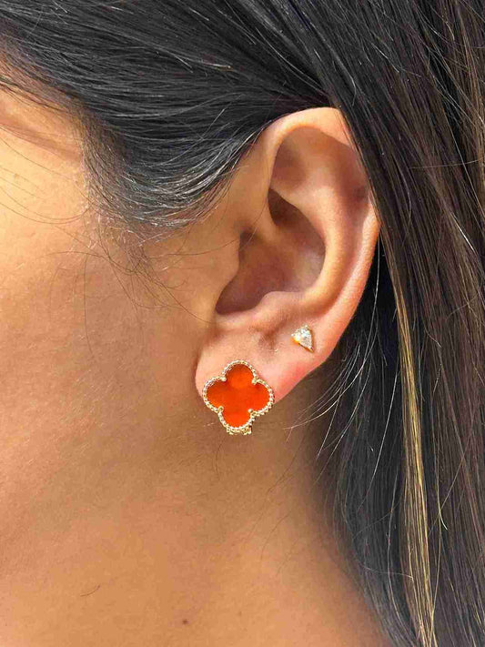 VANCLEEF MIDI RED STUDS image 0