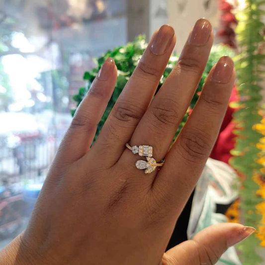 Gaia Baugette &amp; Drop Ring image 0