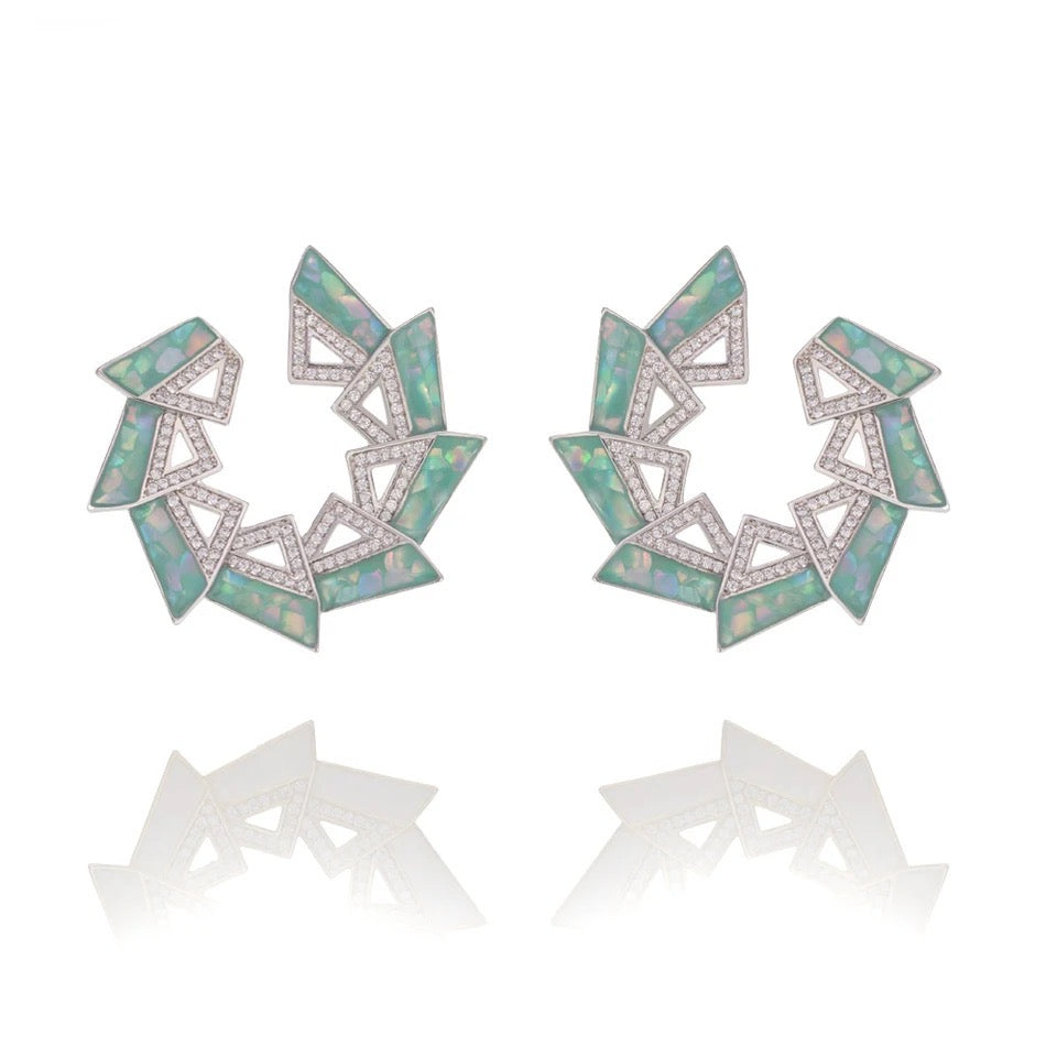 Colton C Bali Earring - Colour: Sea Blue image