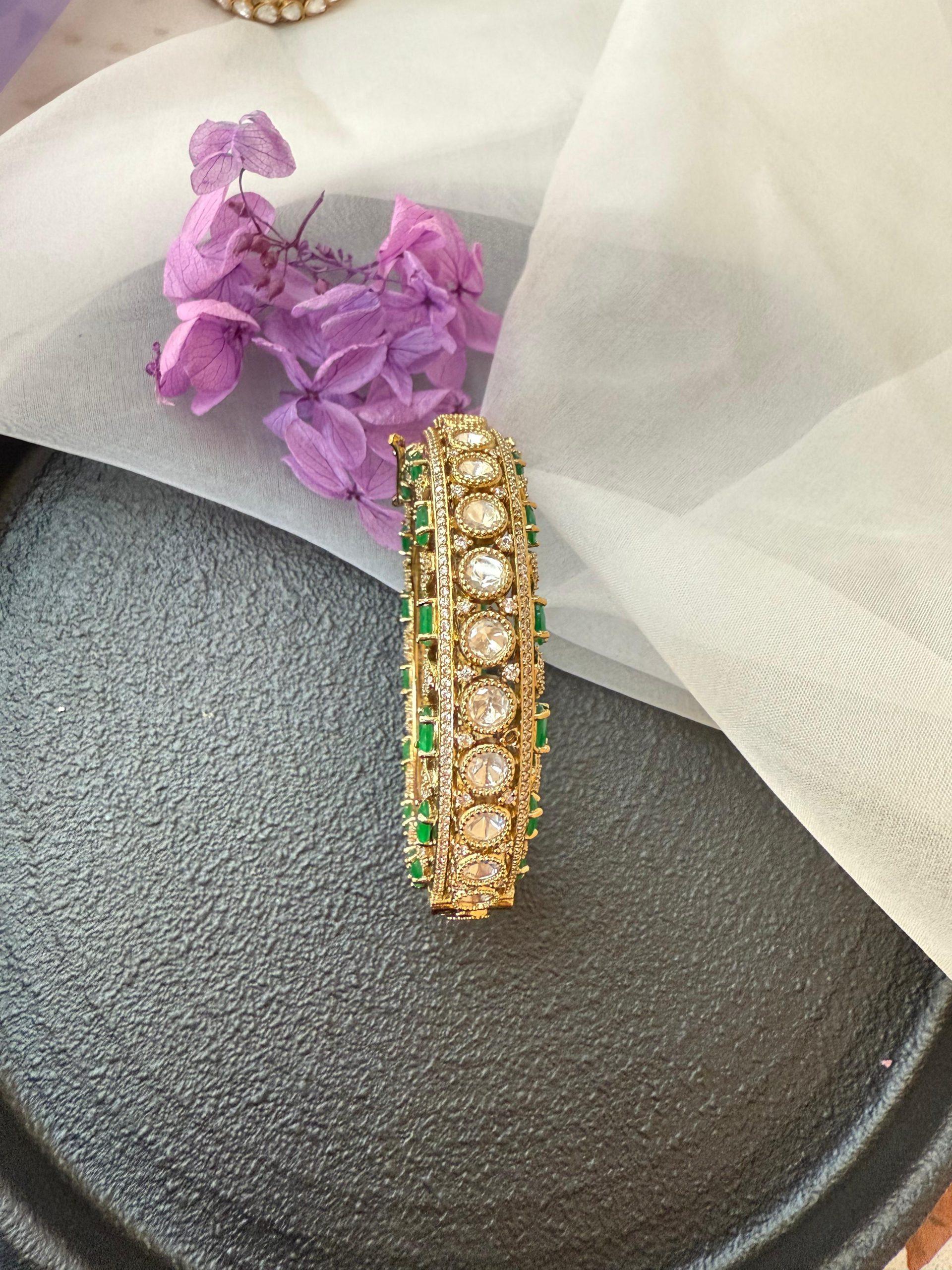 Kashvi Polki Bracelet image 0