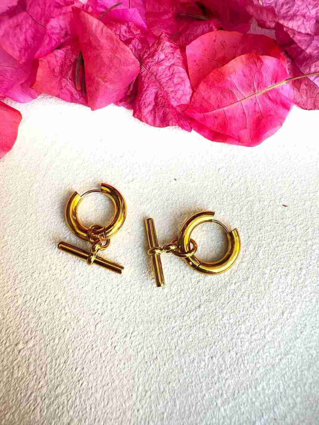 ROUND HANGING HOOPS image 0